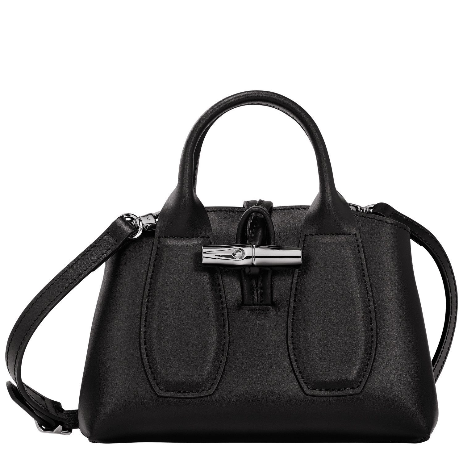 Longchamp Handbag Xs Le Roseau In Black