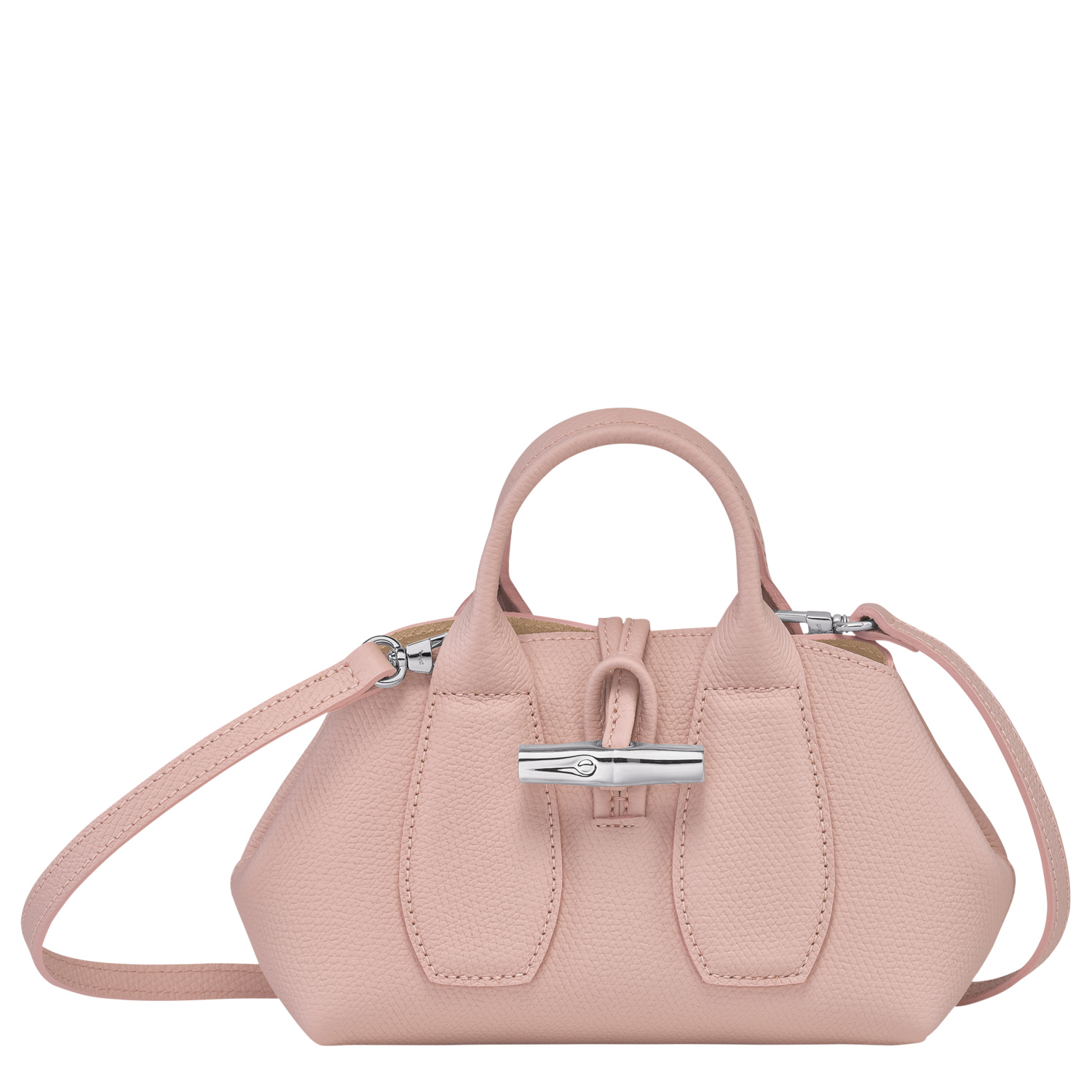 Longchamp `roseau` Extra Small Top Handle Bag In Powder | ModeSens