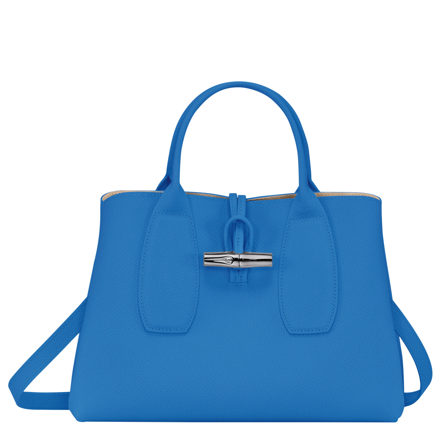 Longchamp Handbag M Roseau In Cobalt