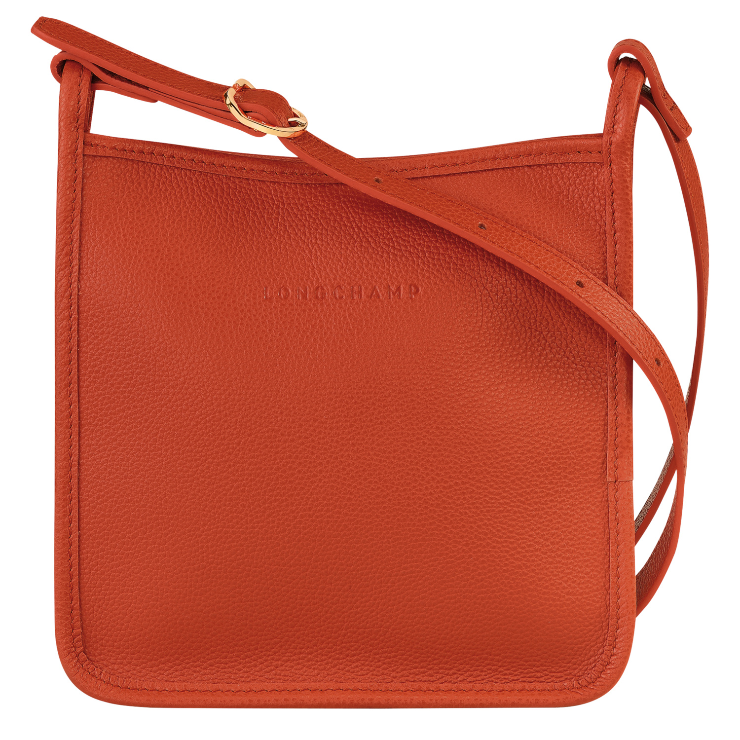 Shop Longchamp Sac Bandoulière S Le Foulonné In Paprika