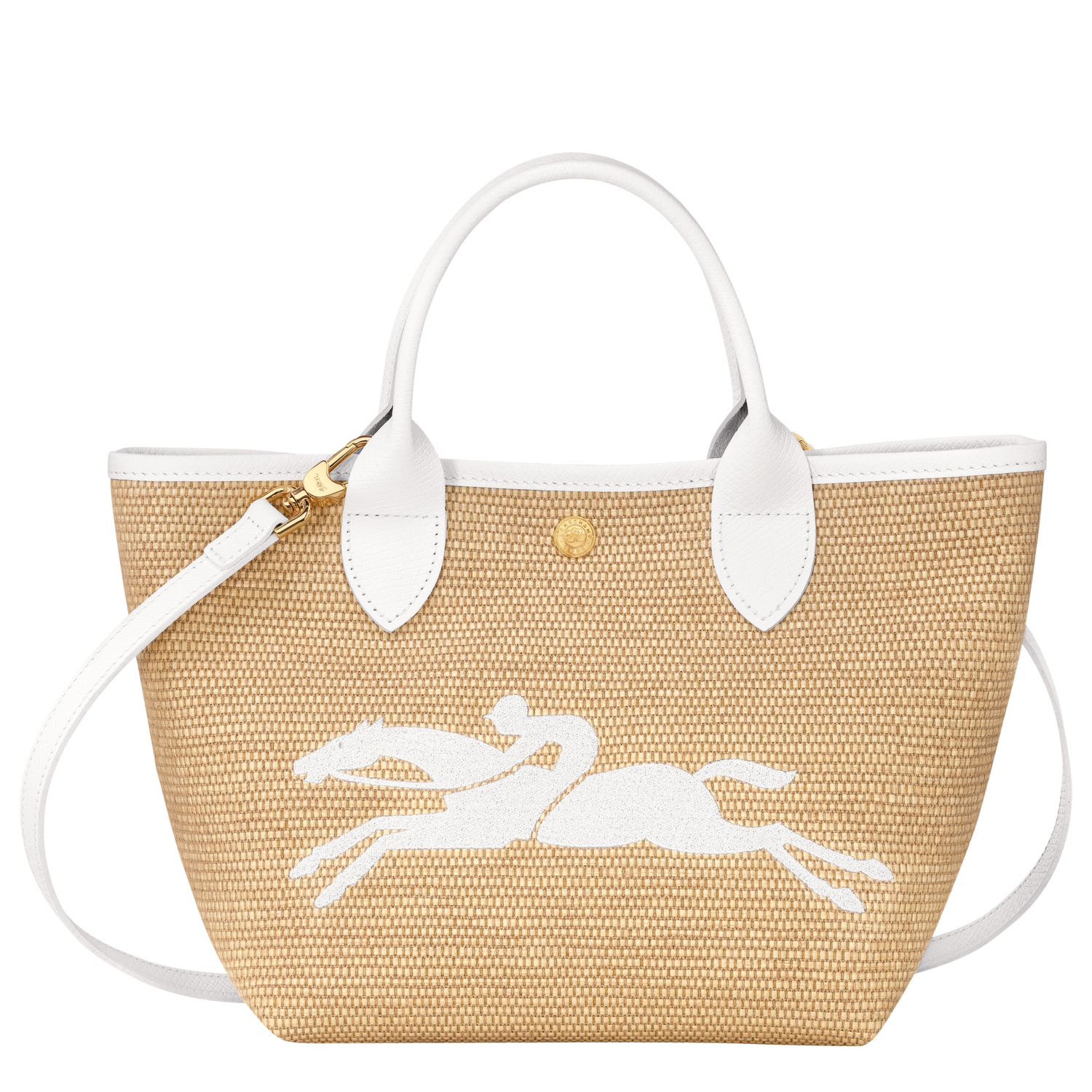 Longchamp Basket Bag S Le Panier Pliage In Blanc | ModeSens