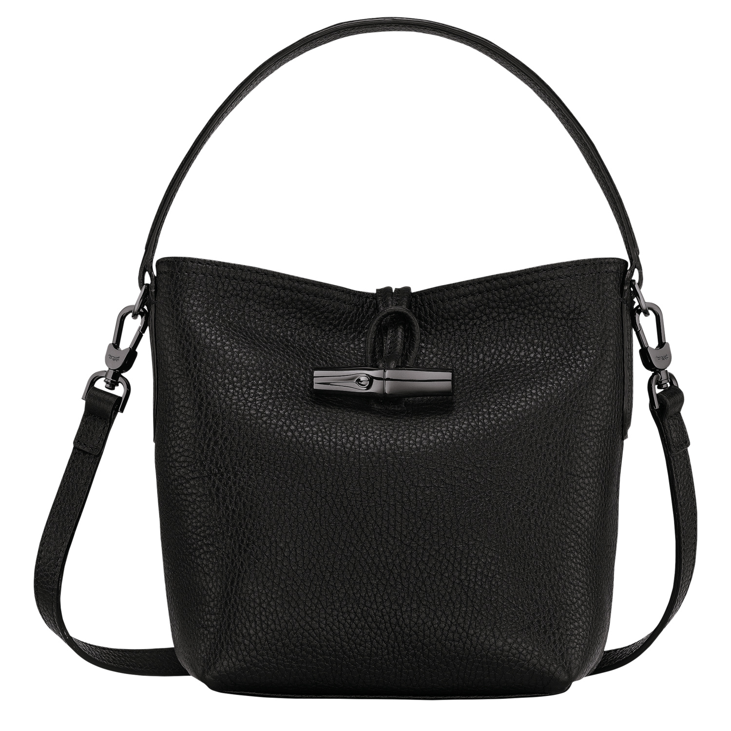 Longchamp Bucket Bag S Roseau Essential In Noir | ModeSens