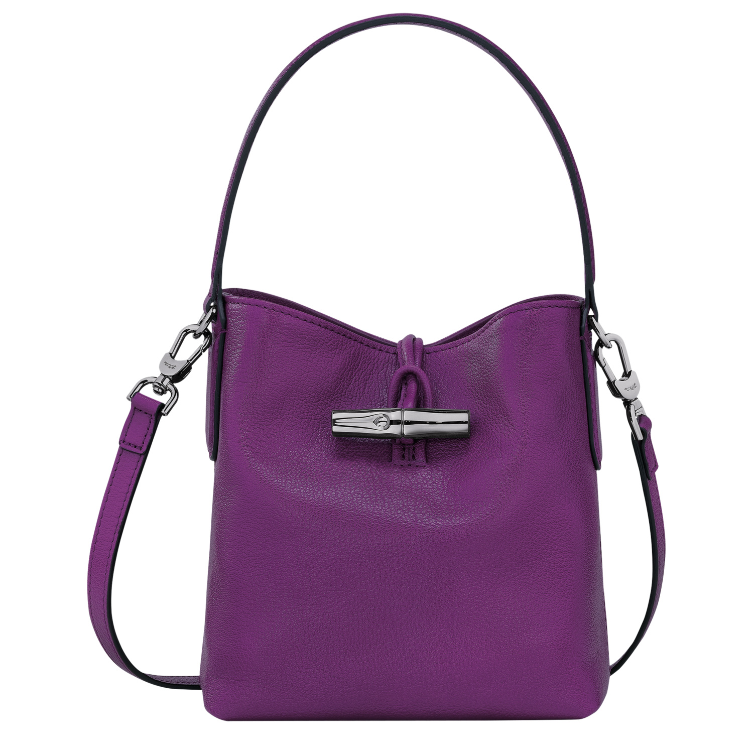Longchamp Bucket Bag Xs Roseau In Violet