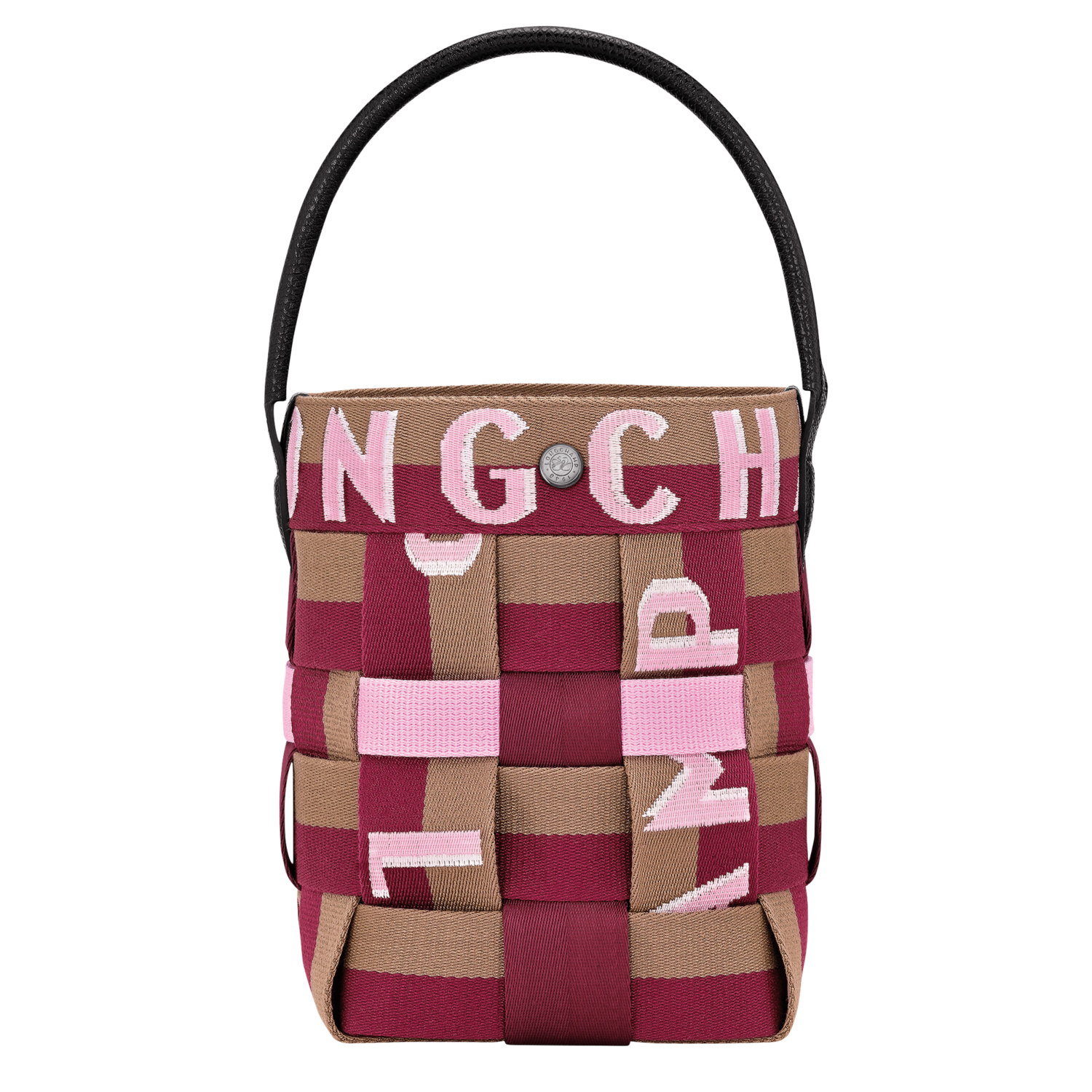 Longchamp Sac Seau Xs Re-play In Artichoke/beetroot