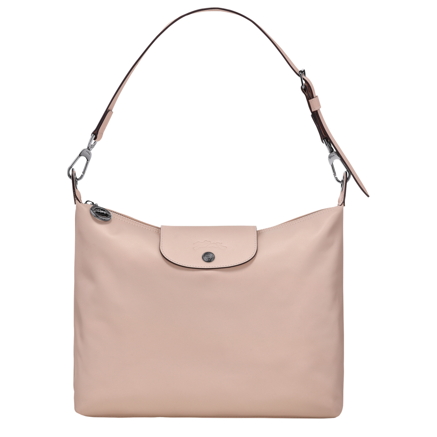 Shop Longchamp Hobo Bag M Le Pliage Xtra In Nude