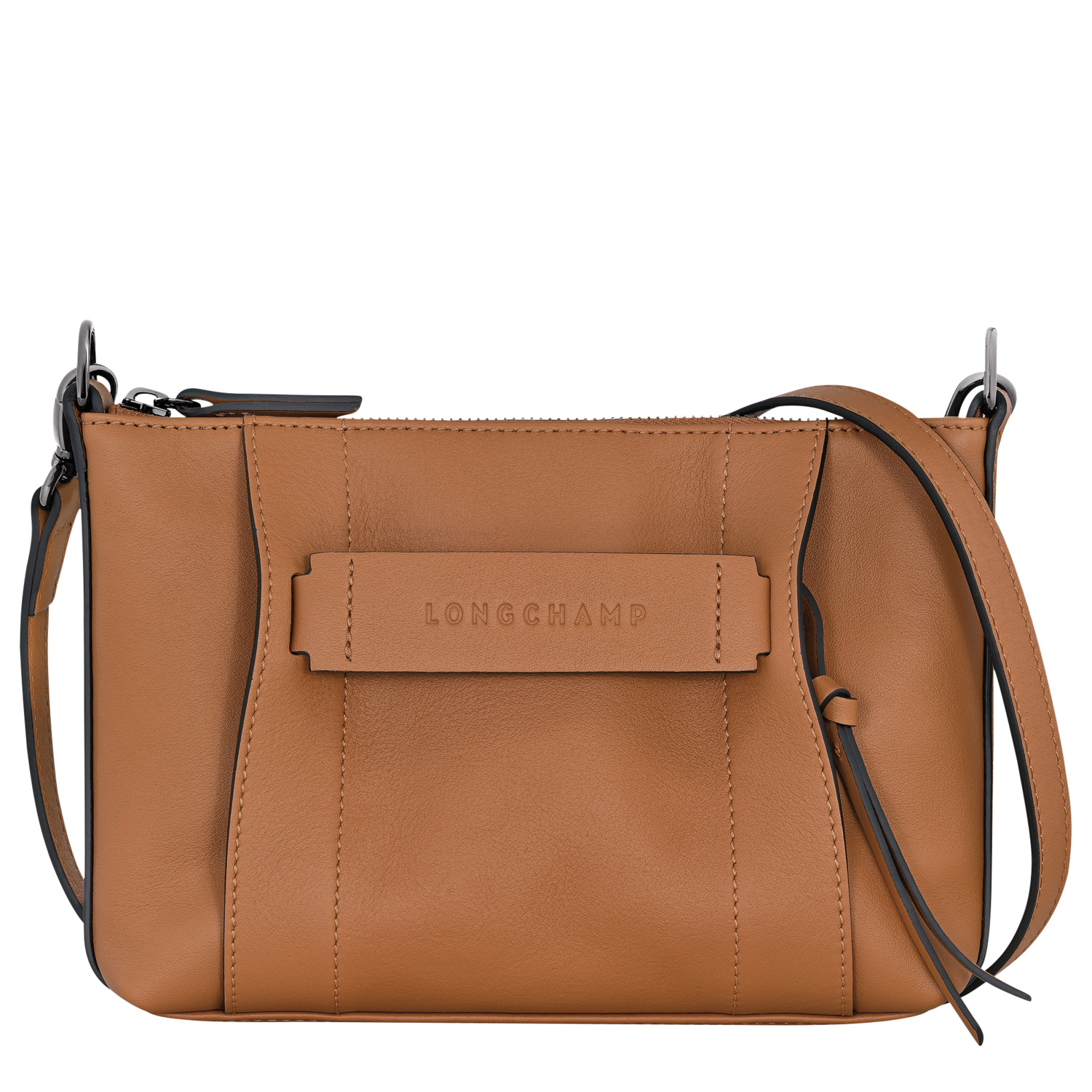 Shop Longchamp Sac Bandoulière S  3d In Natural