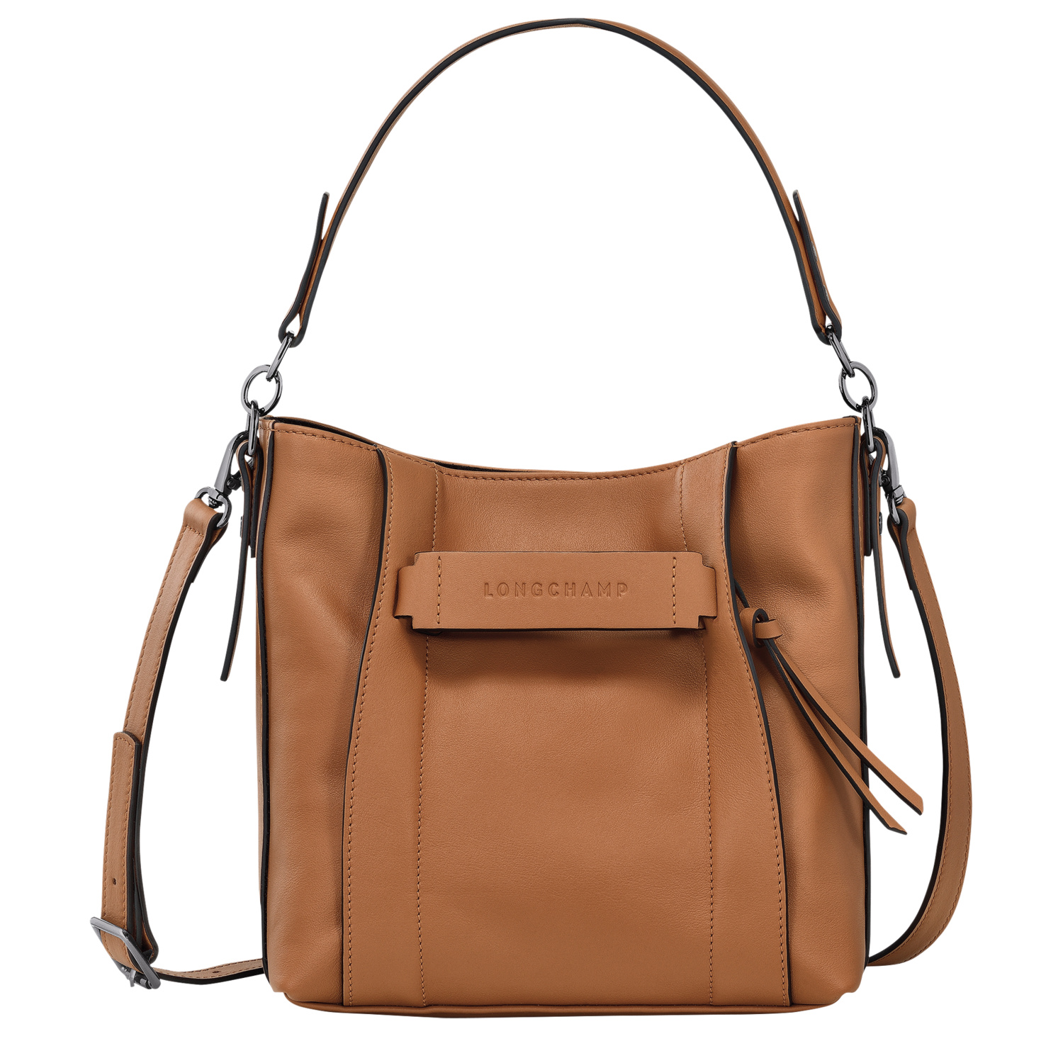 Shop Longchamp Crossbody Bag S  3d In Naturel