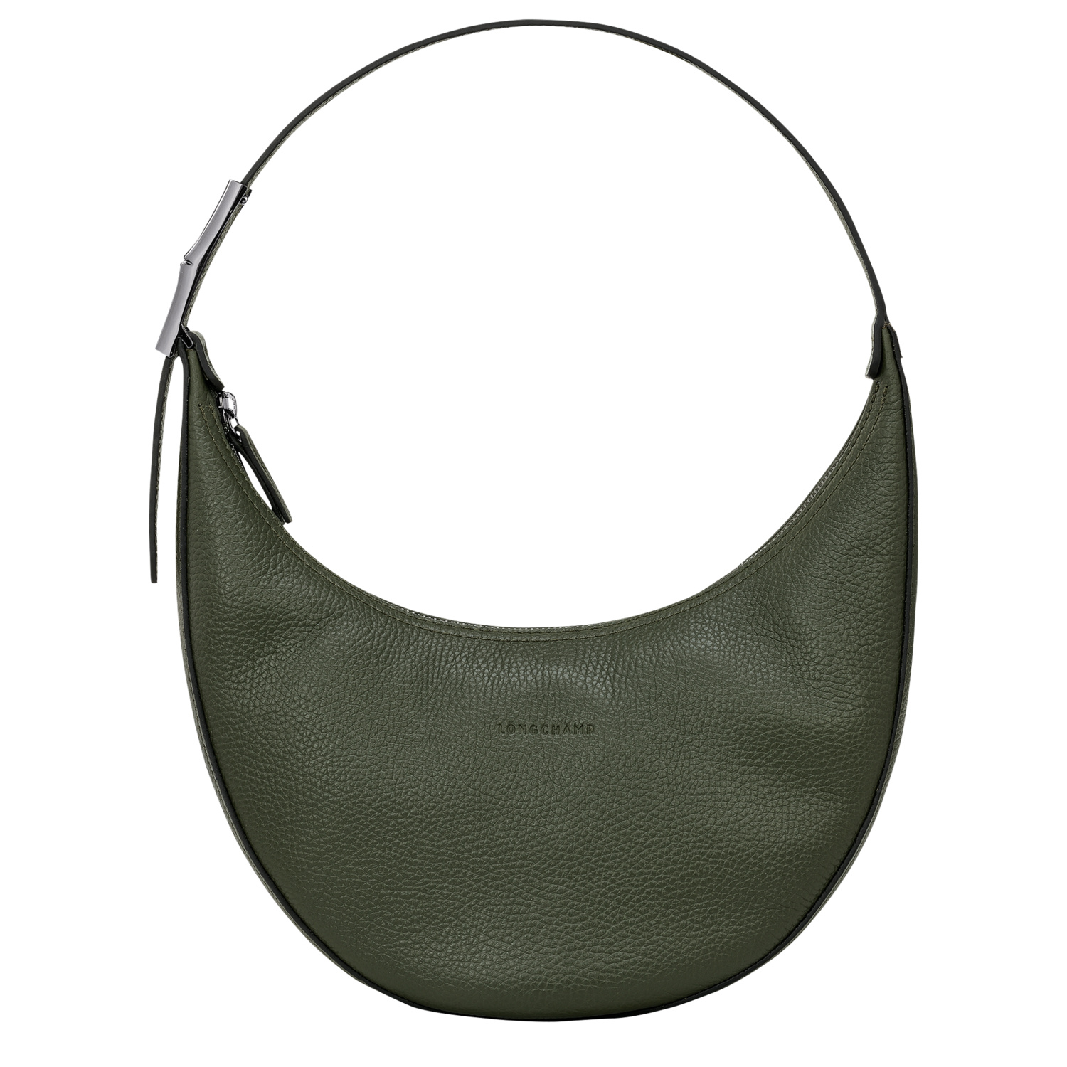 Longchamp Hobo Bag M Roseau Essential In Khaki
