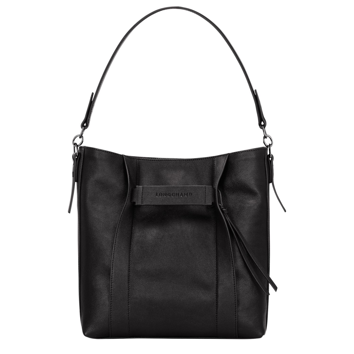 Longchamp Hobo Bag M  3d In Black