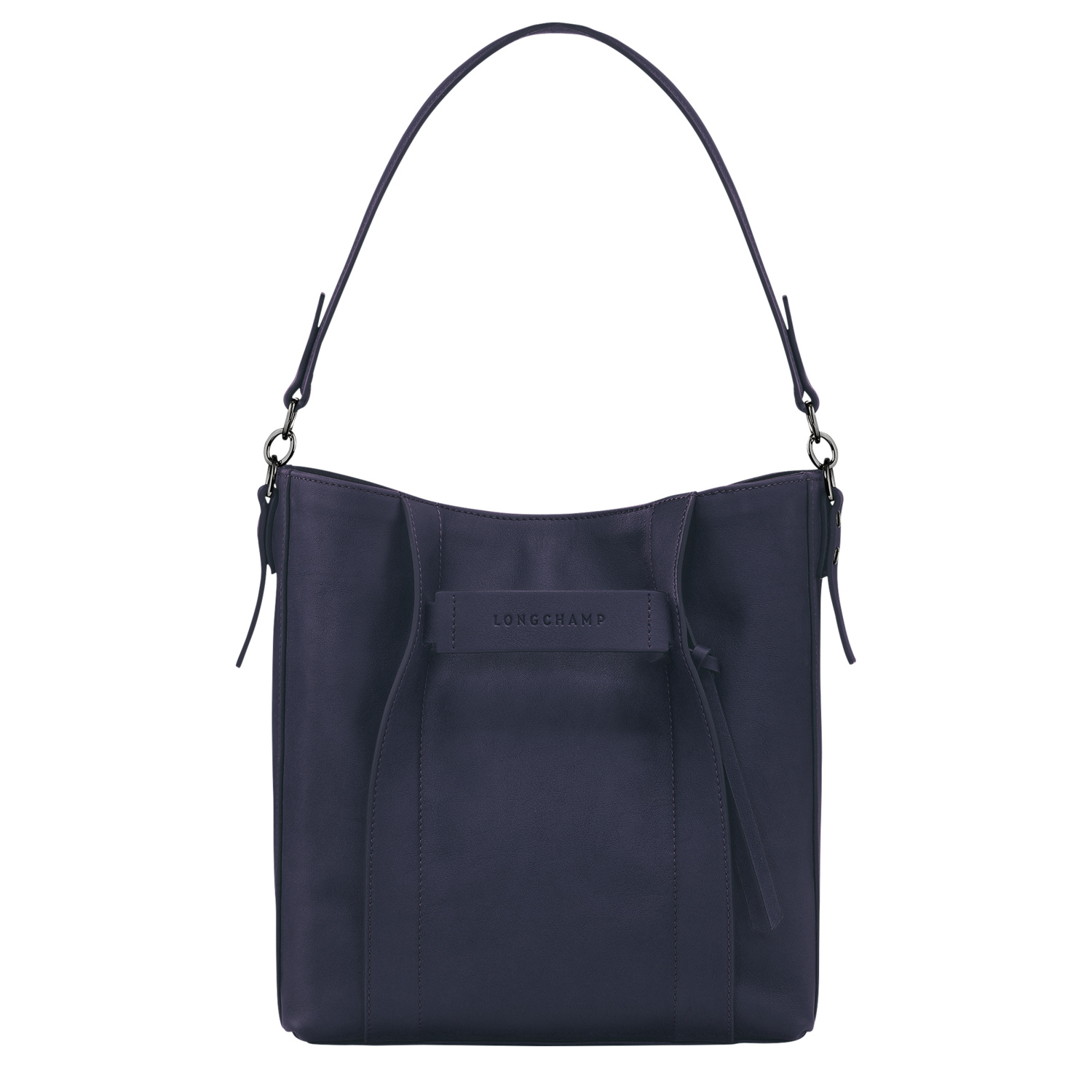 Longchamp Hobo Bag M  3d In Bilberry