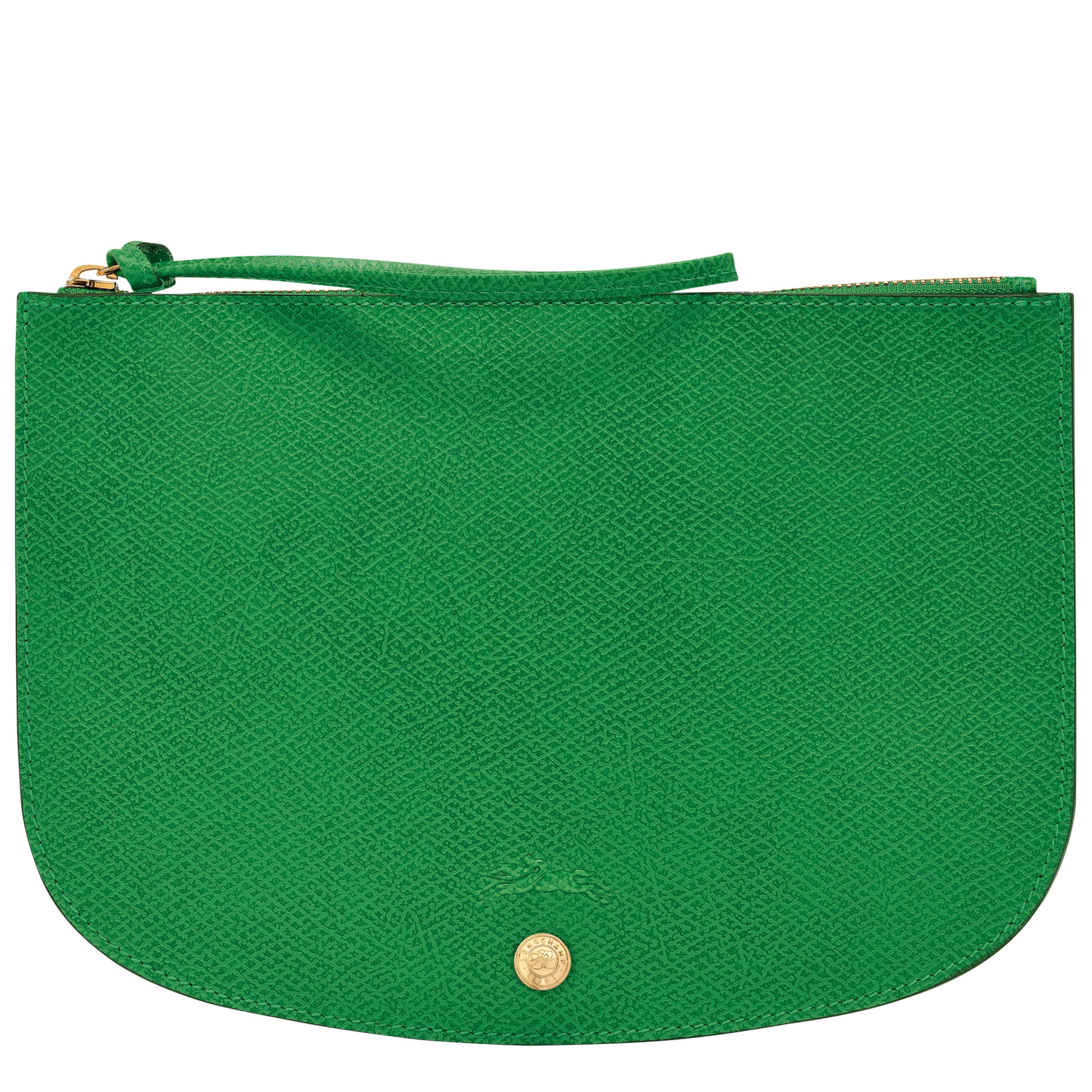 Shop Longchamp Pouch Épure In Vert