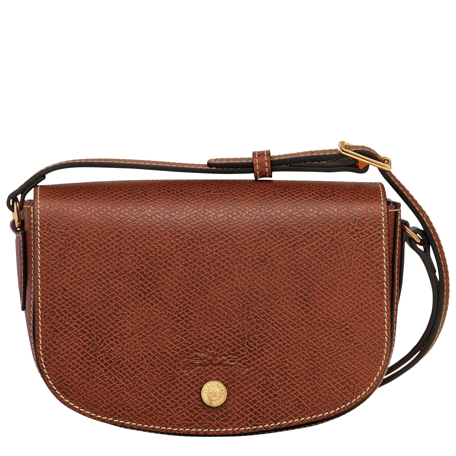 Shop Longchamp Crossbody Bag S Épure In Brun