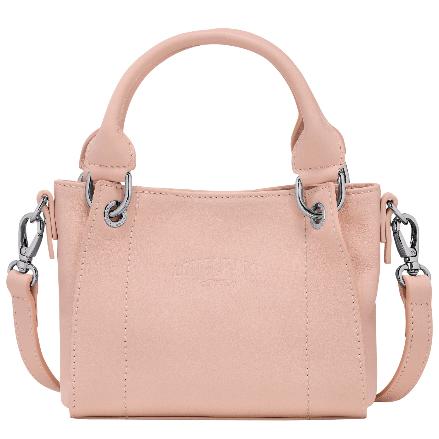 Shop Longchamp Handbag Xs  3d In Nude