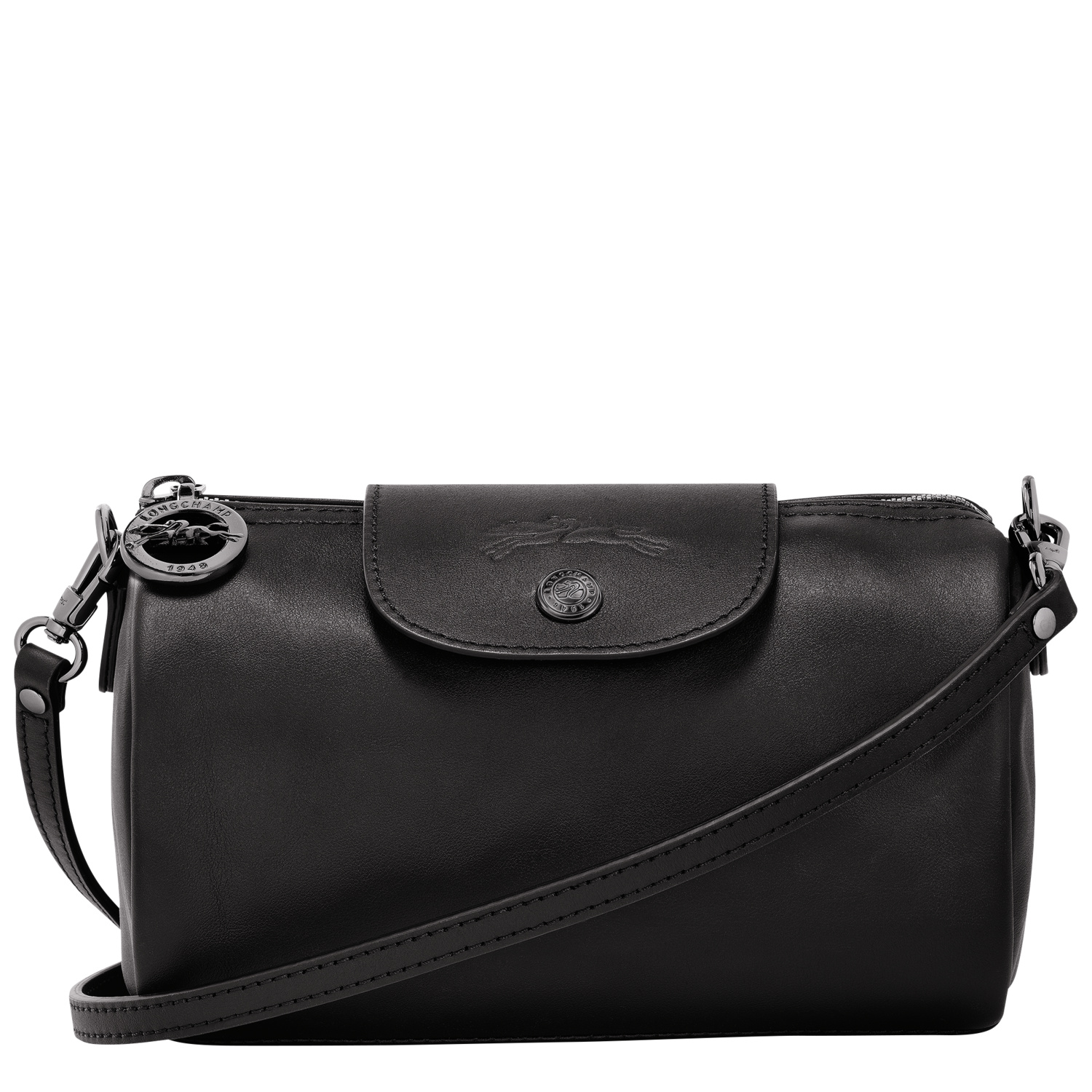 Shop Longchamp Crossbody Bag Xs Le Pliage Xtra In Noir