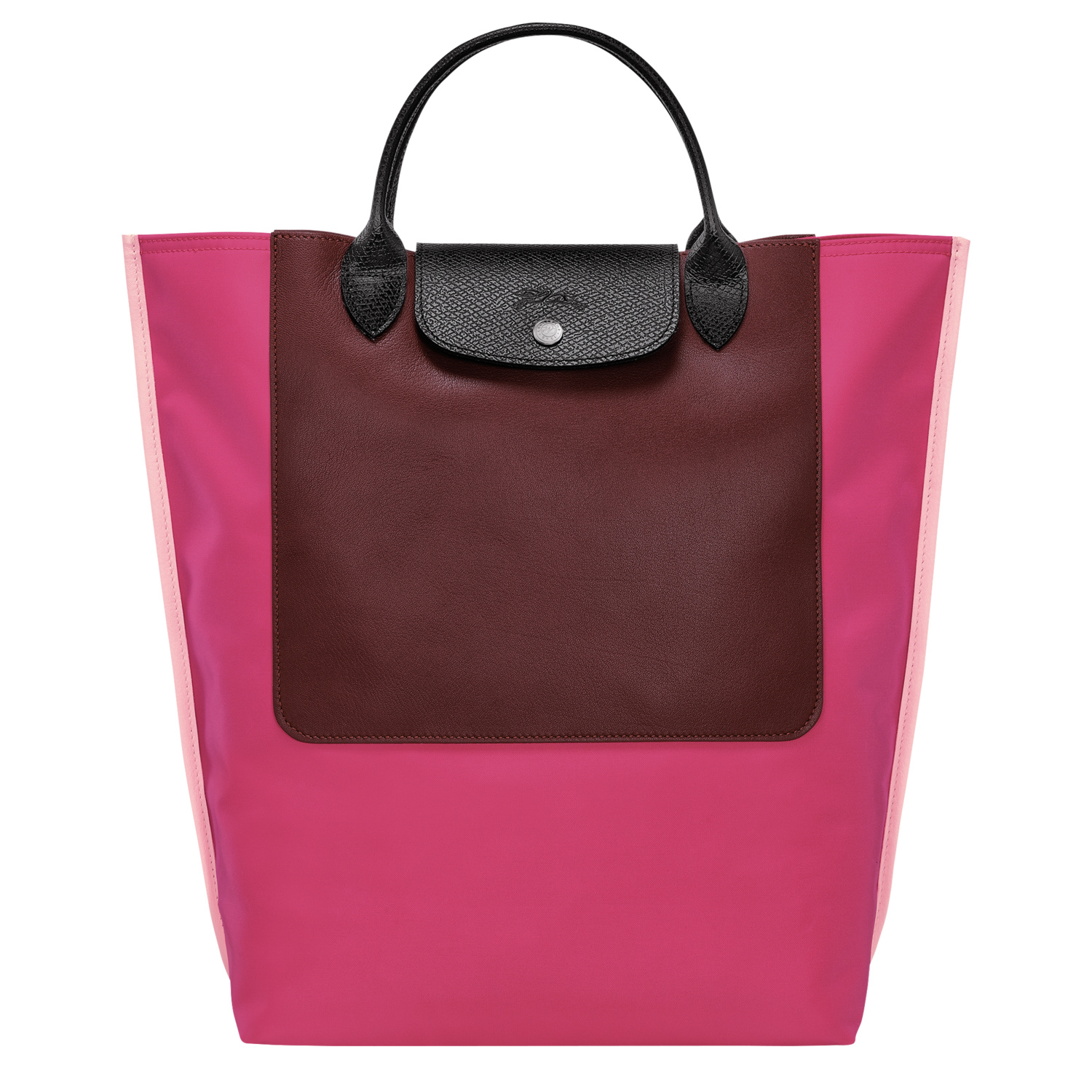 Shop Longchamp Tote Bag M Cabas  In Magenta