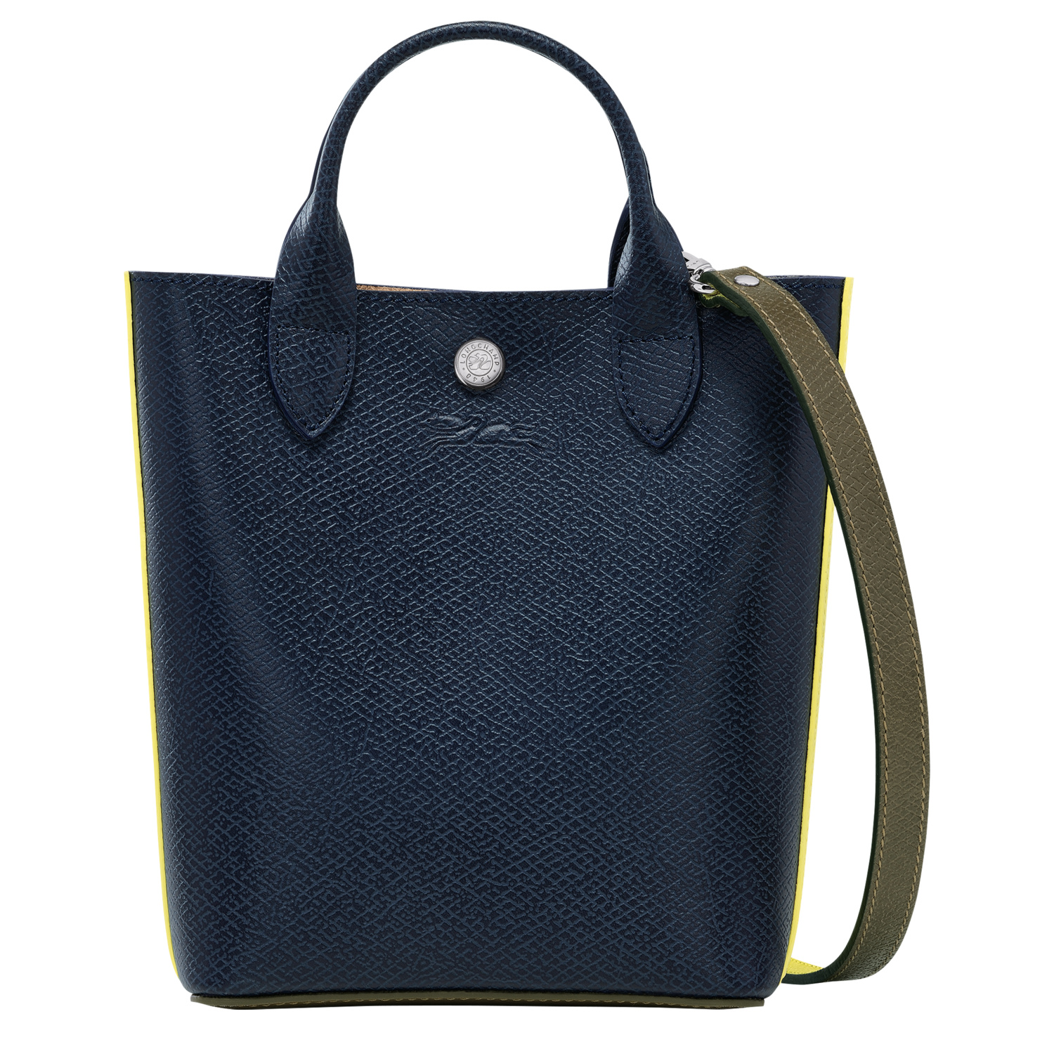 Shop Longchamp Sac Cabas Xs Épure In Navy