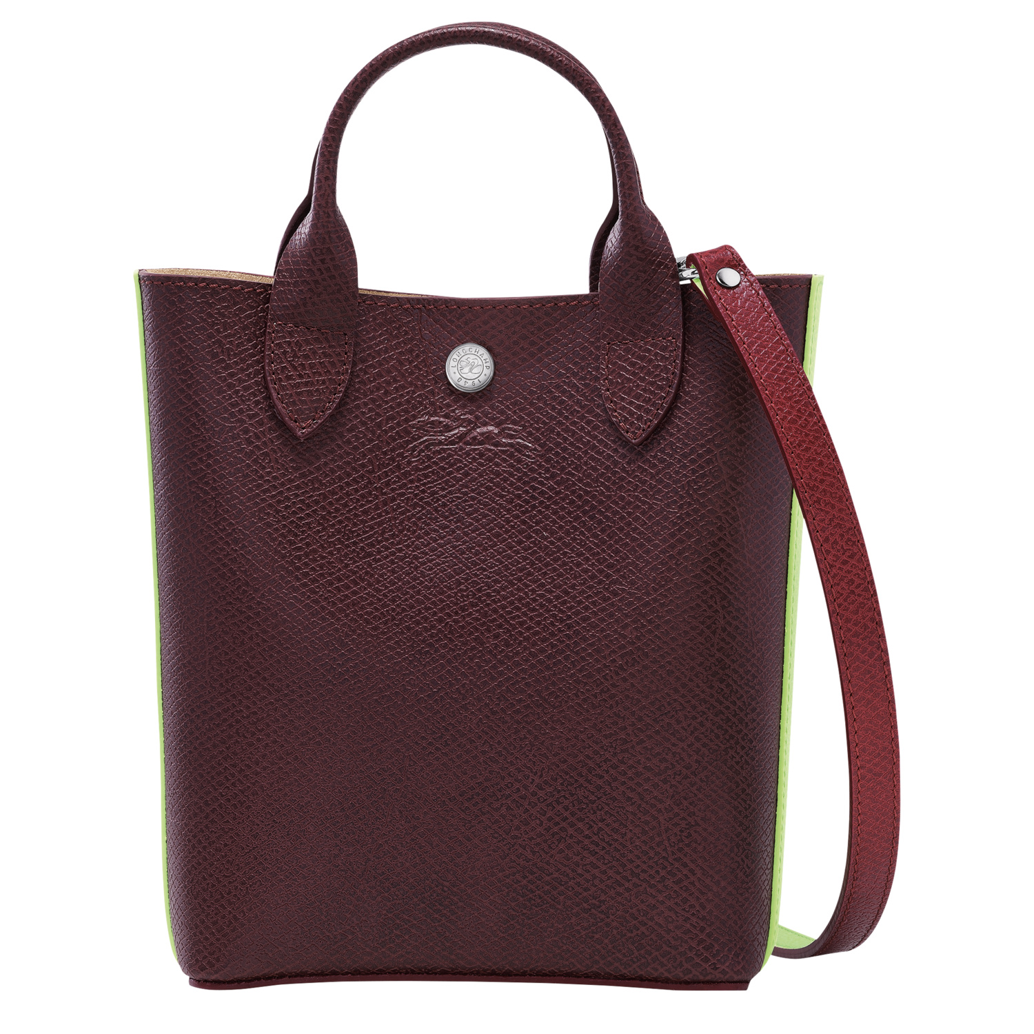 Shop Longchamp Tote Bag Xs Épure In Burgundy