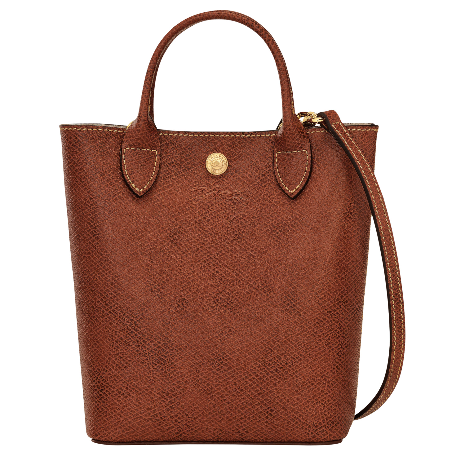 Shop Longchamp Tote Bag Xs Épure In Brown