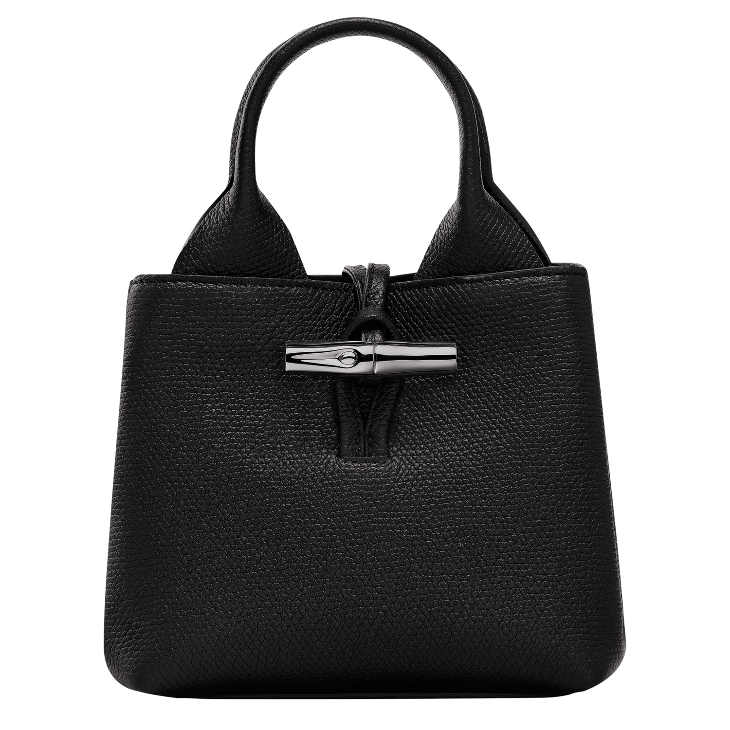 Longchamp Sac À Main Xs Le Roseau In Black