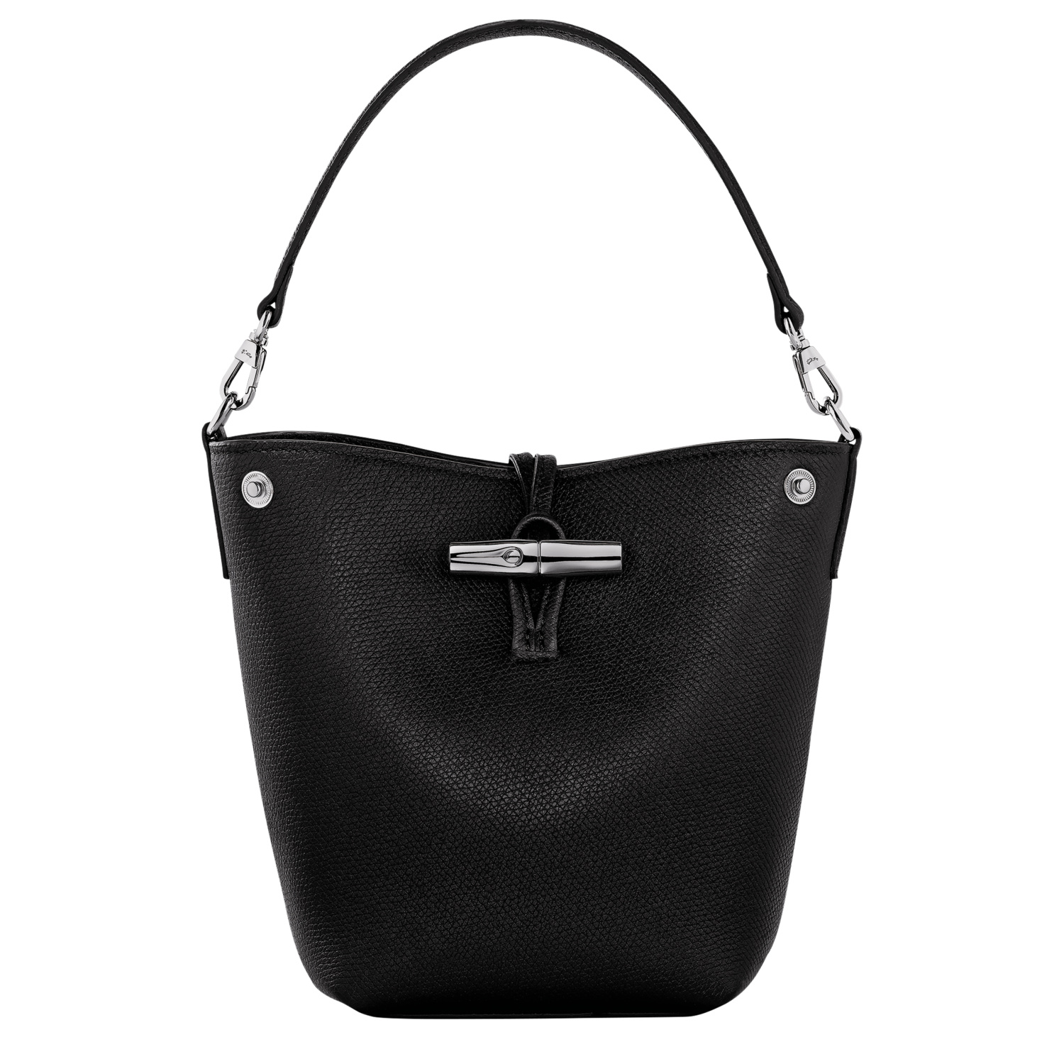 Longchamp Sac Seau Xs Le Roseau In Black