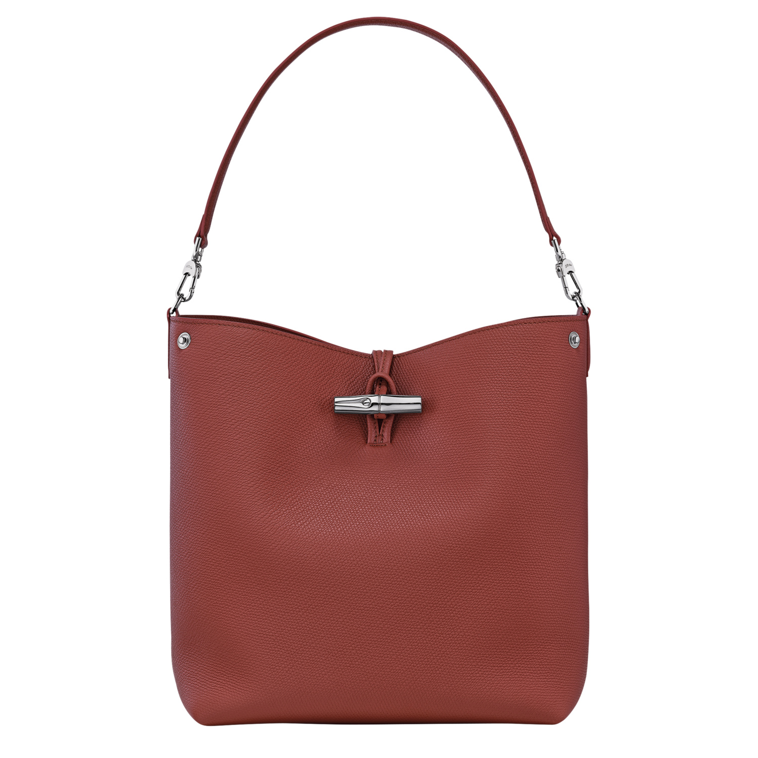 Longchamp Sac Porté Épaule M Le Roseau In Brown