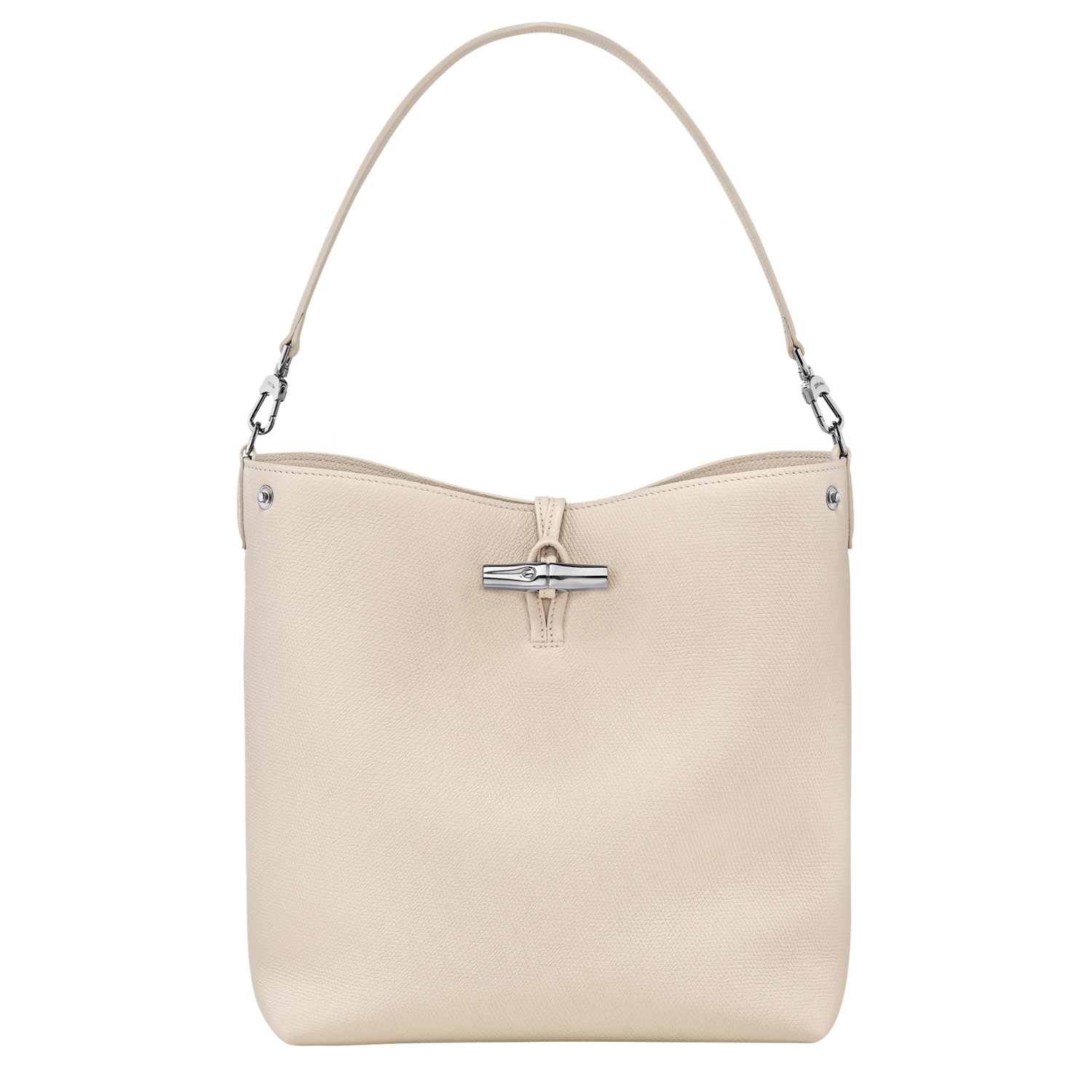 Longchamp Sac Porté Épaule M Le Roseau In White