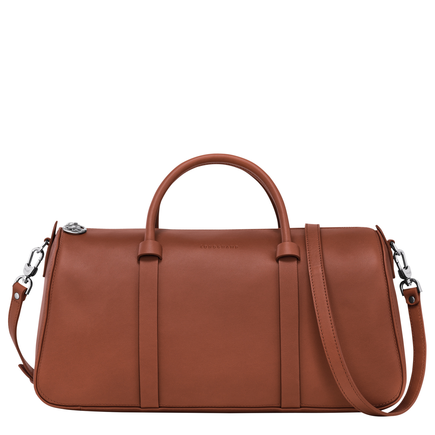 Shop Longchamp Handbag L Daylong In Cognac