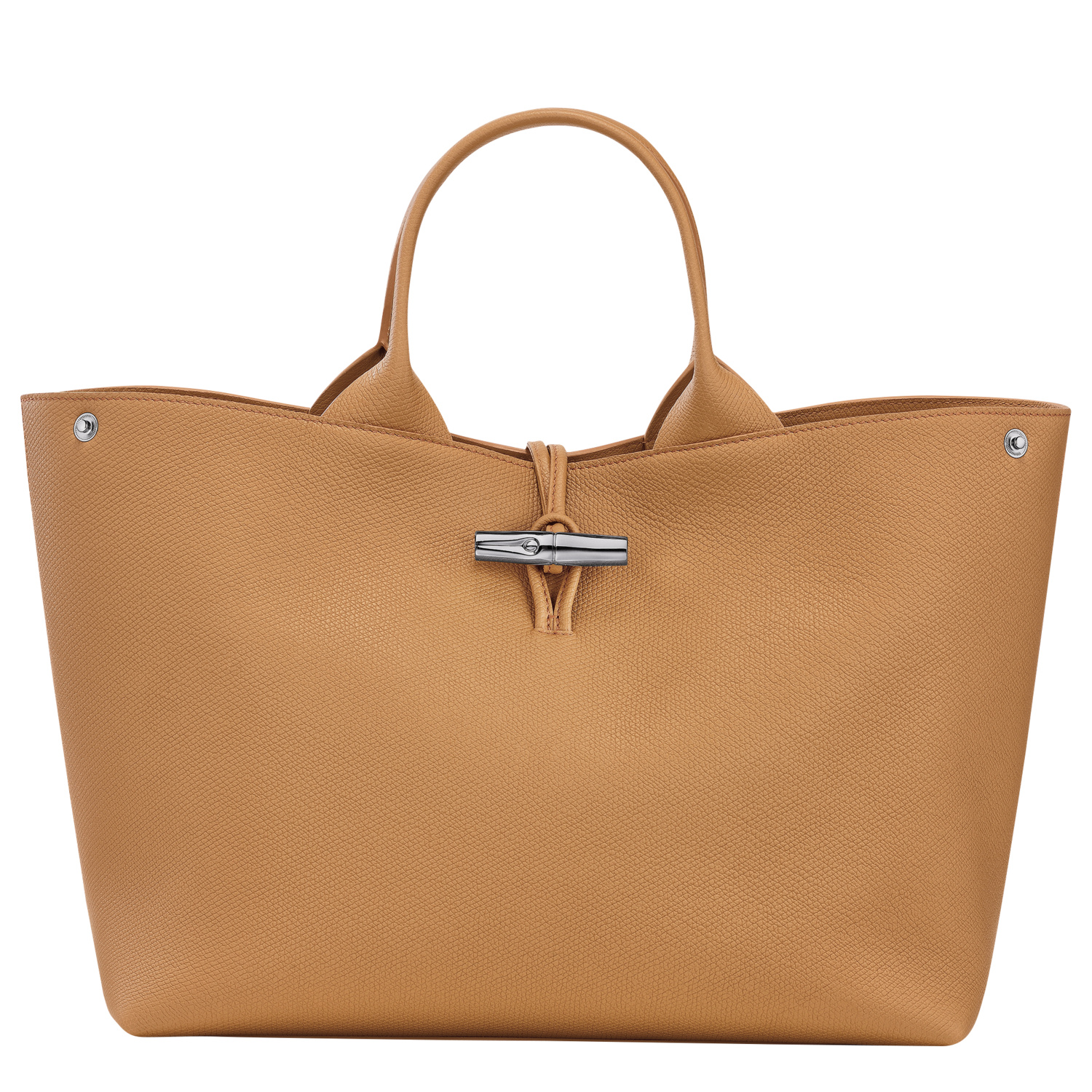 Longchamp Handbag L Le Roseau In Walnut
