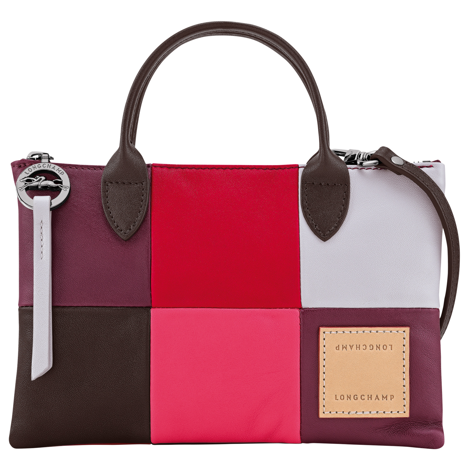 Longchamp Handbag Xs Re-play In Eggplant