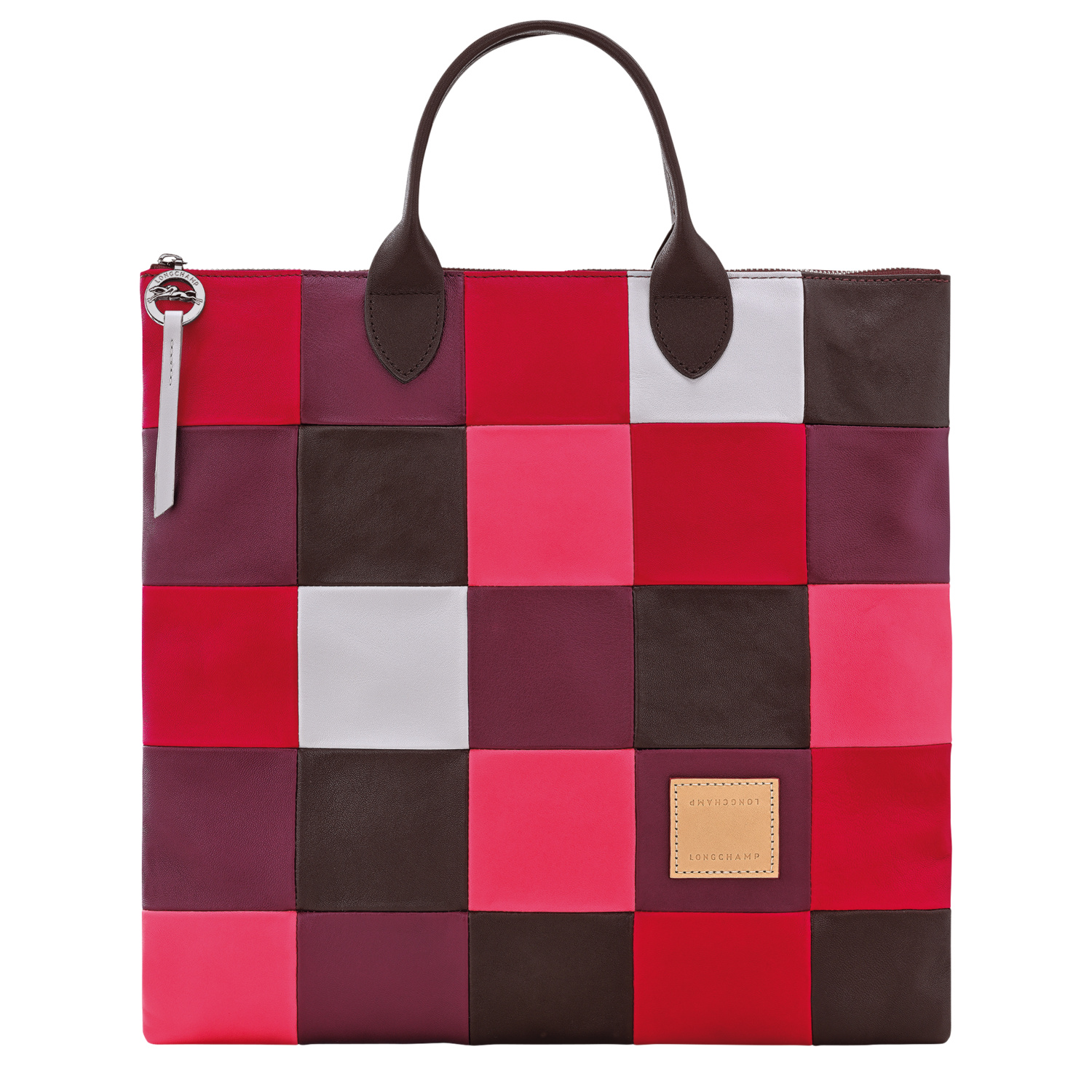 Longchamp Handbag L Re-play In Aubergine