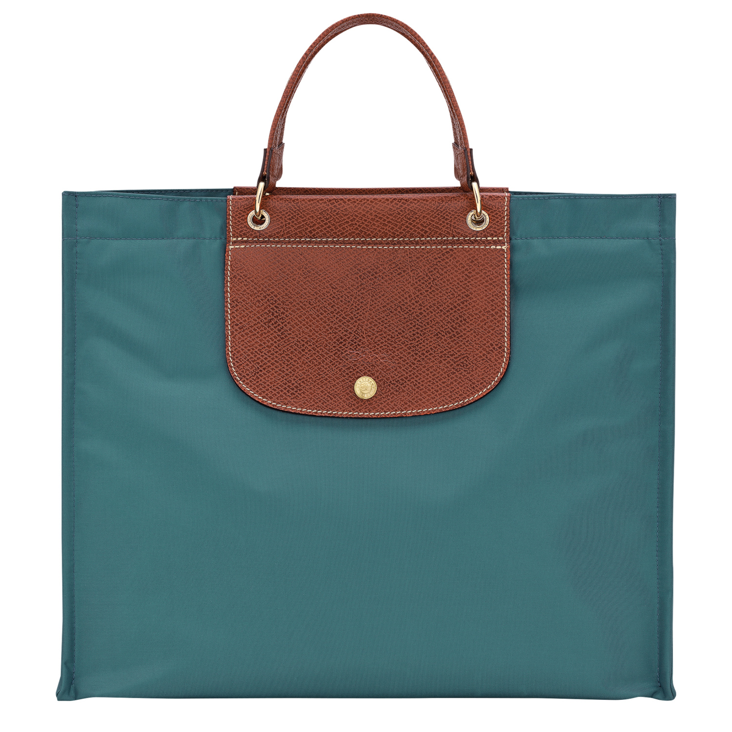 Longchamp Cabas Recycled Canvas Top Handle Tote In Cedar