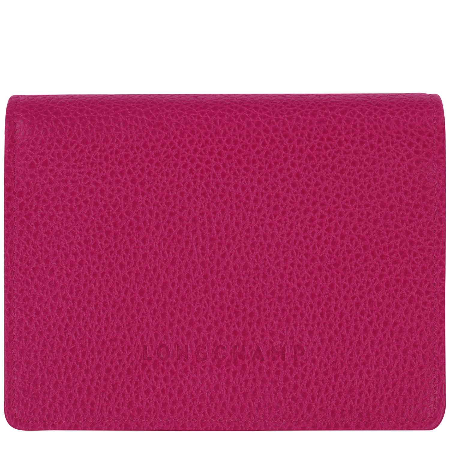 Longchamp Wallet Le Foulonné In Beetroot
