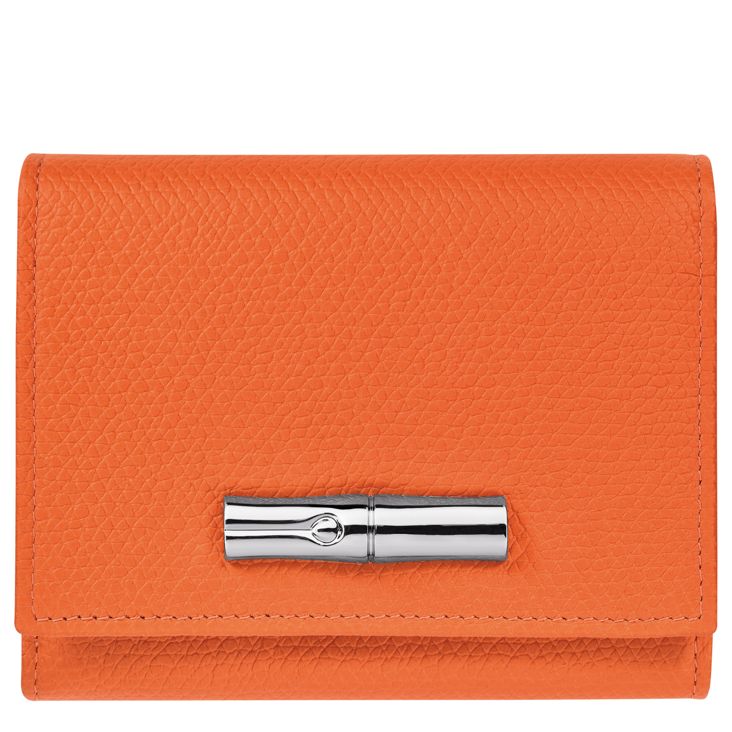 Longchamp Portefeuille Le Roseau In Orange