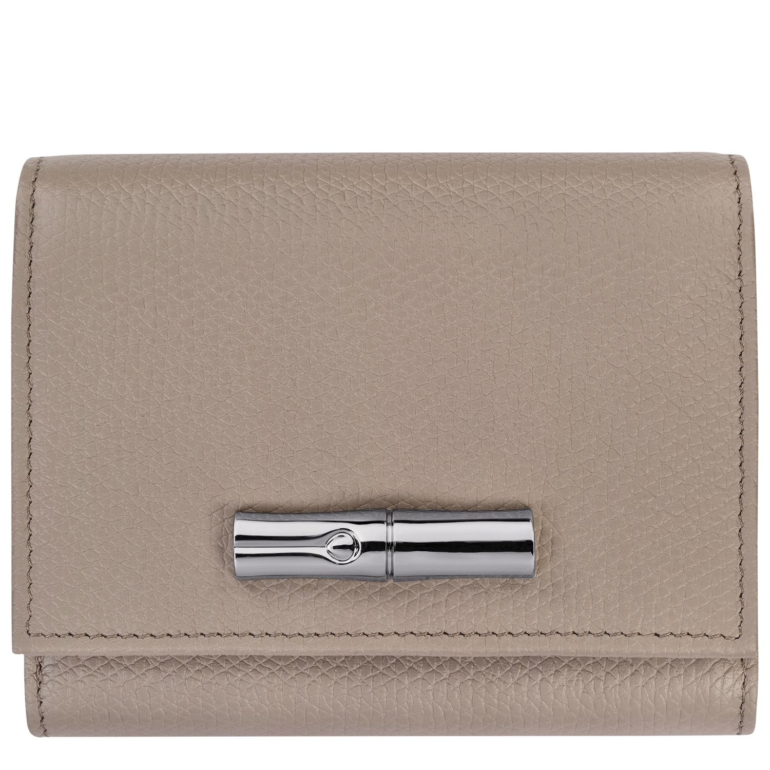 Longchamp Portefeuille Le Roseau In Gray