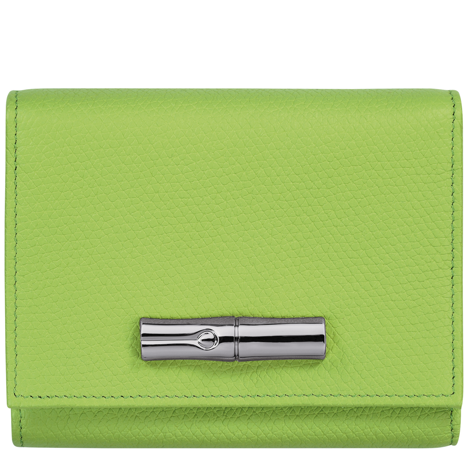 Longchamp Portefeuille Le Roseau In Green