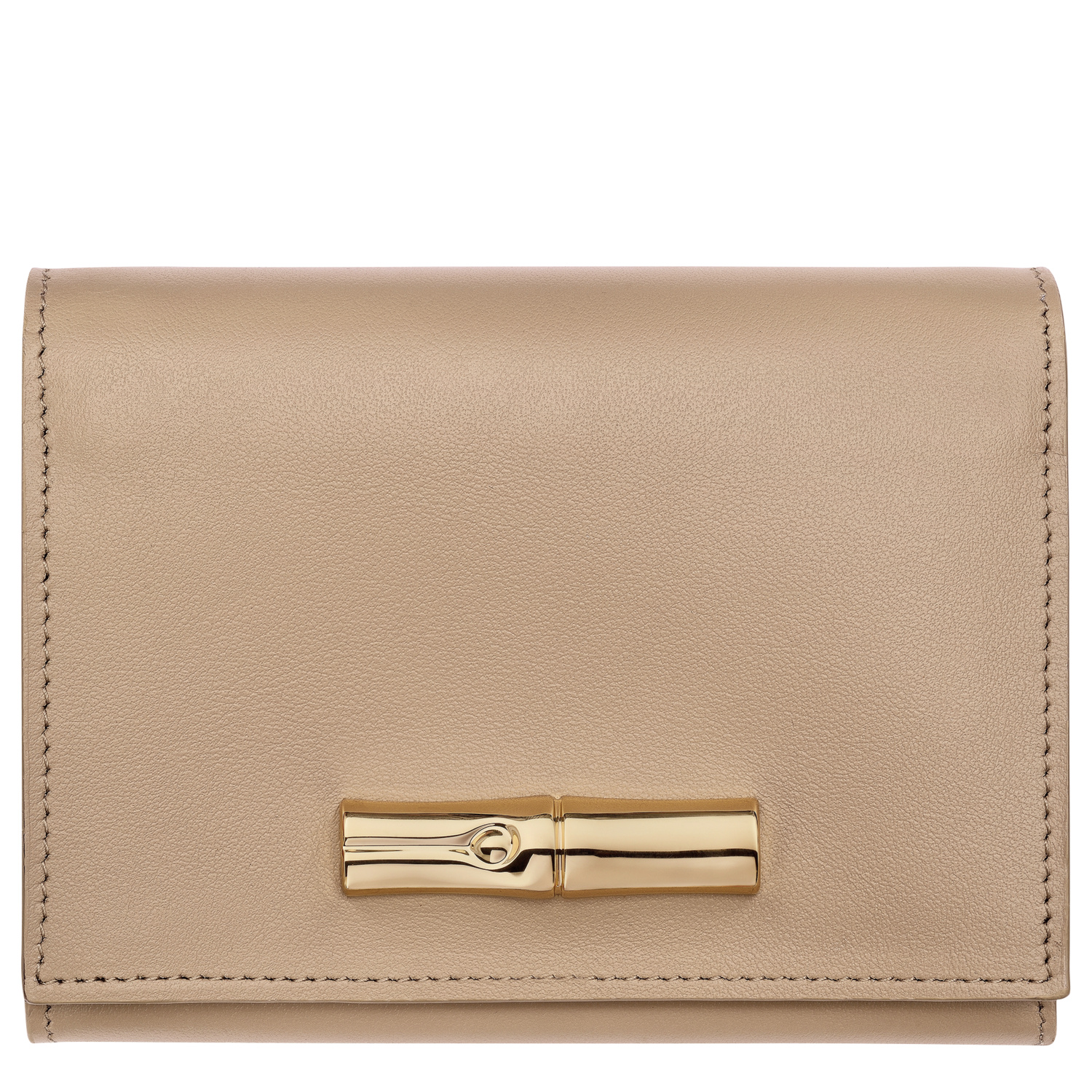 Longchamp Portefeuille Compact Le Roseau In Root