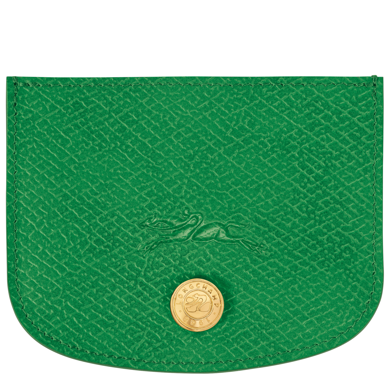 Longchamp Card Holder Épure In Green
