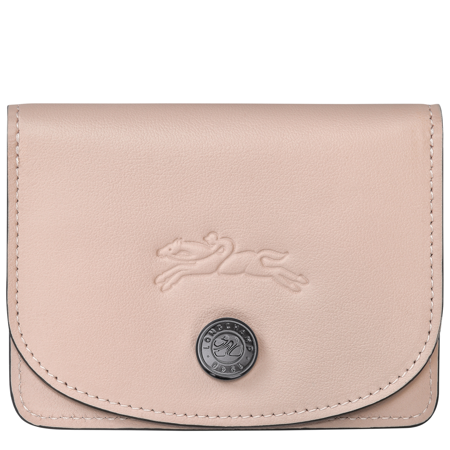 Shop Longchamp Card Holder Le Pliage Xtra In Nude