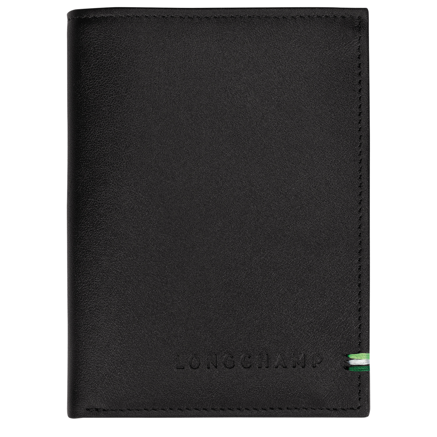 Shop Longchamp Wallet  Sur Seine In Black
