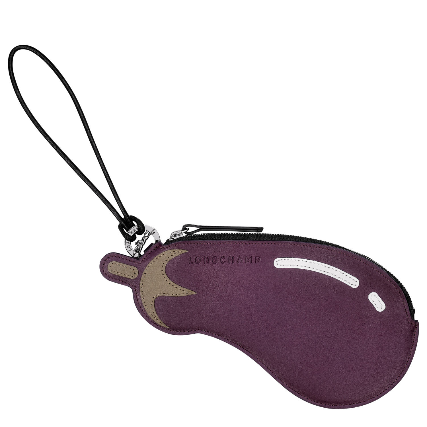 Longchamp Pochette Aubergine Longcharm In Eggplant