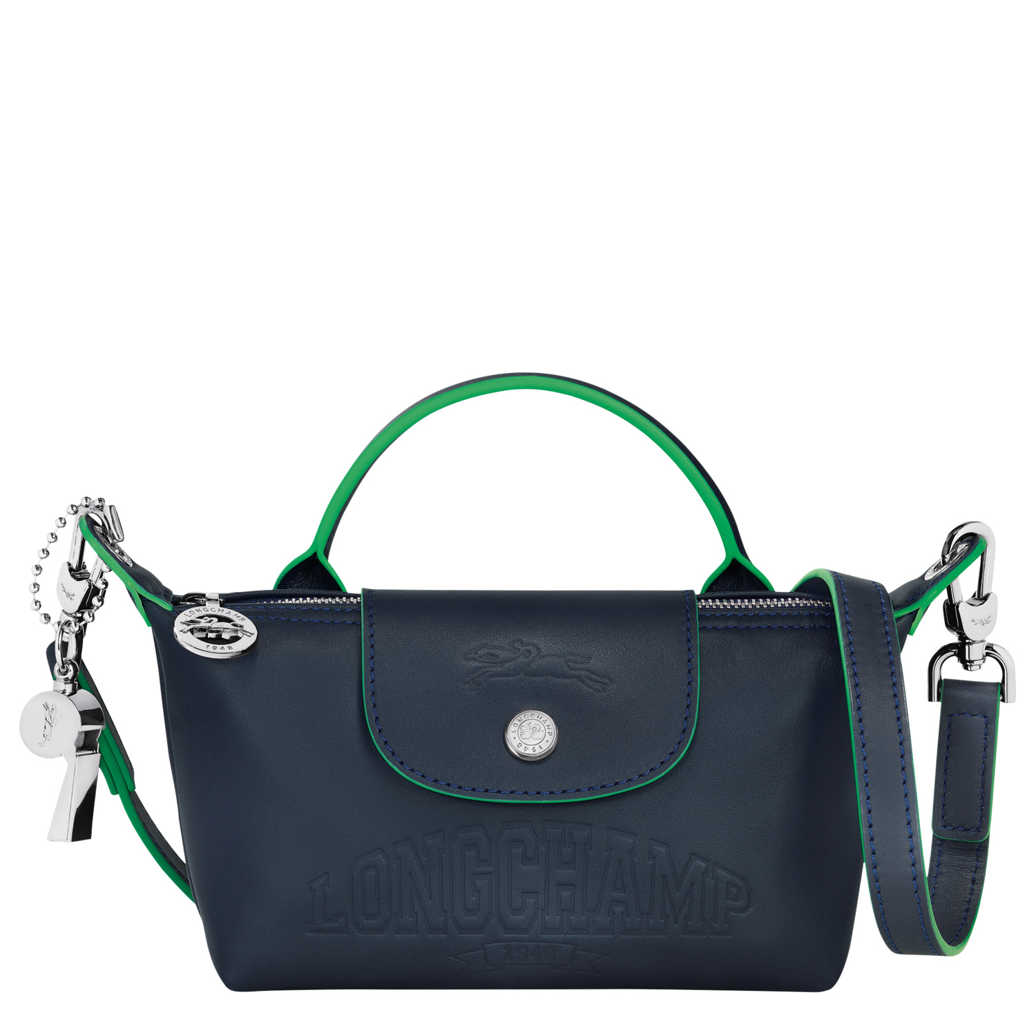 Shop Longchamp Pouch Xs Le Pliage Xtra In Navy