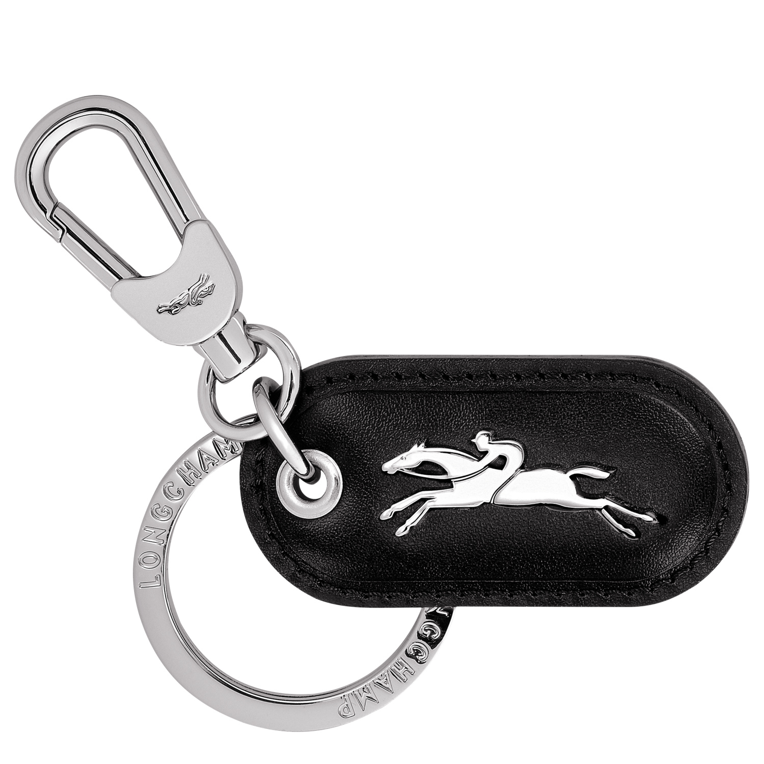 Longchamp Key Rings Box-trot In Black