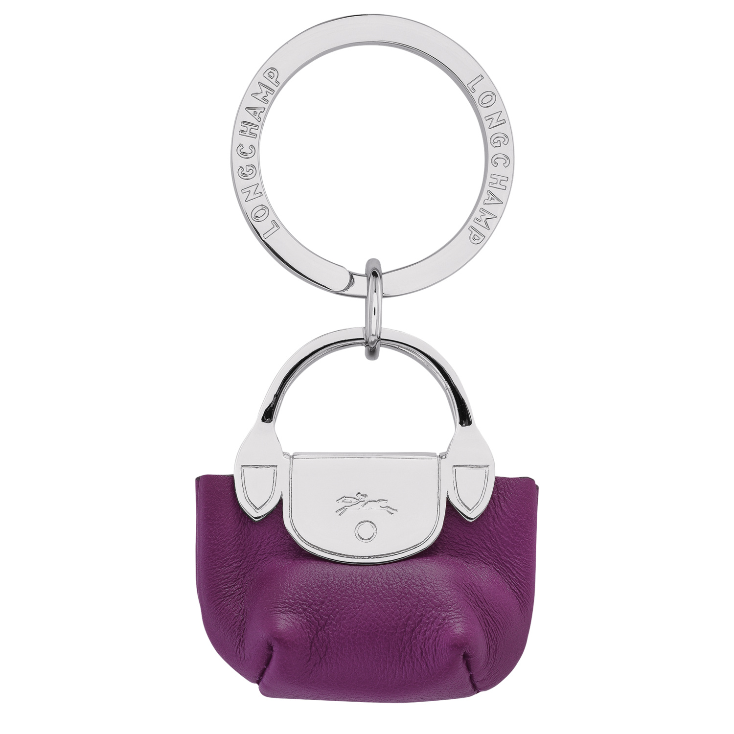 Longchamp Key Rings Le Pliage Xtra In Violet