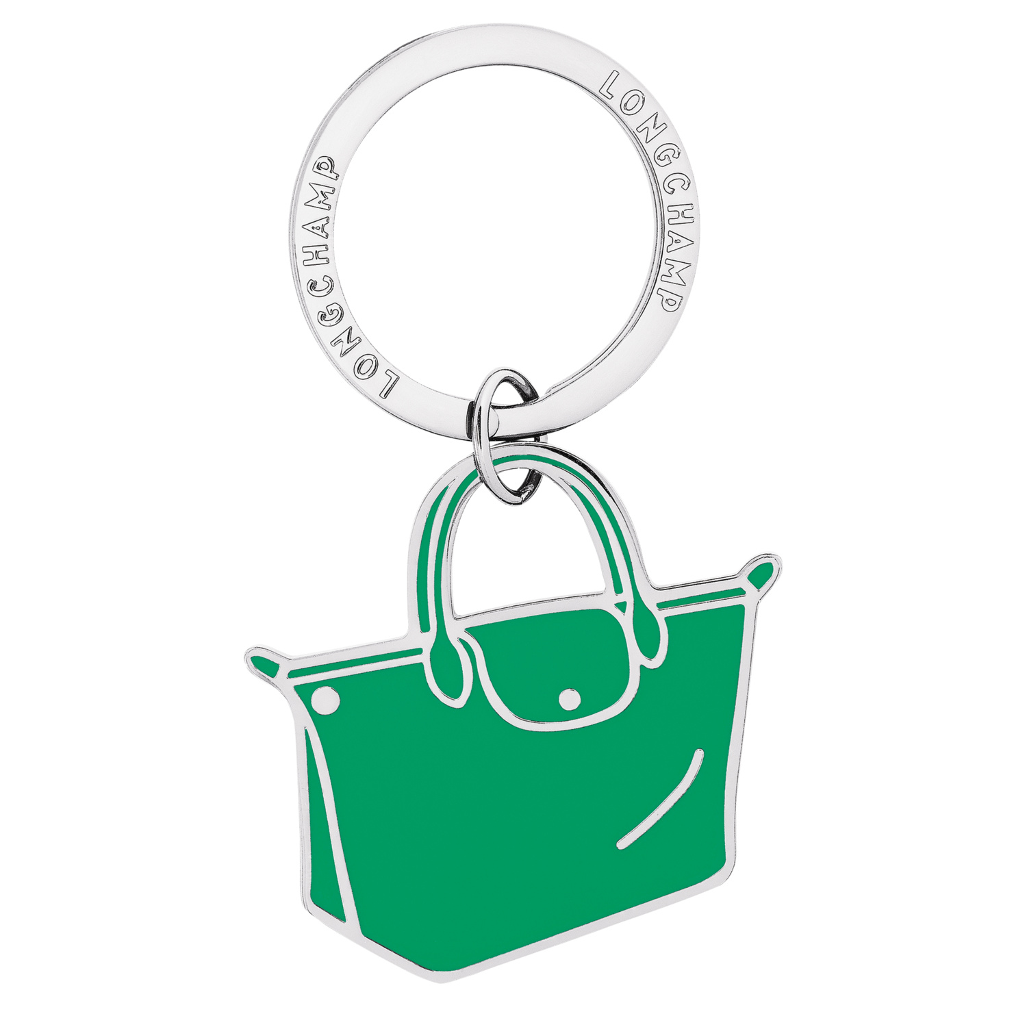 Longchamp Key Rings Le Pliage In Green