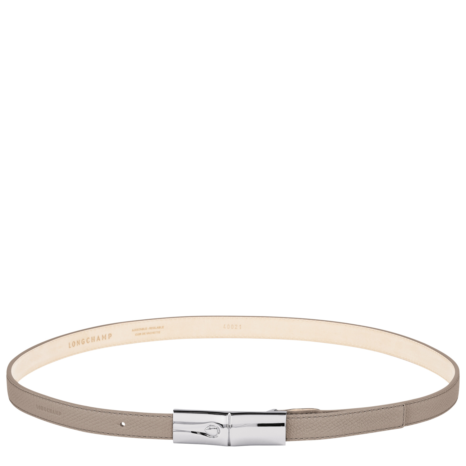 Longchamp Ceinture Femme Le Roseau In Clay