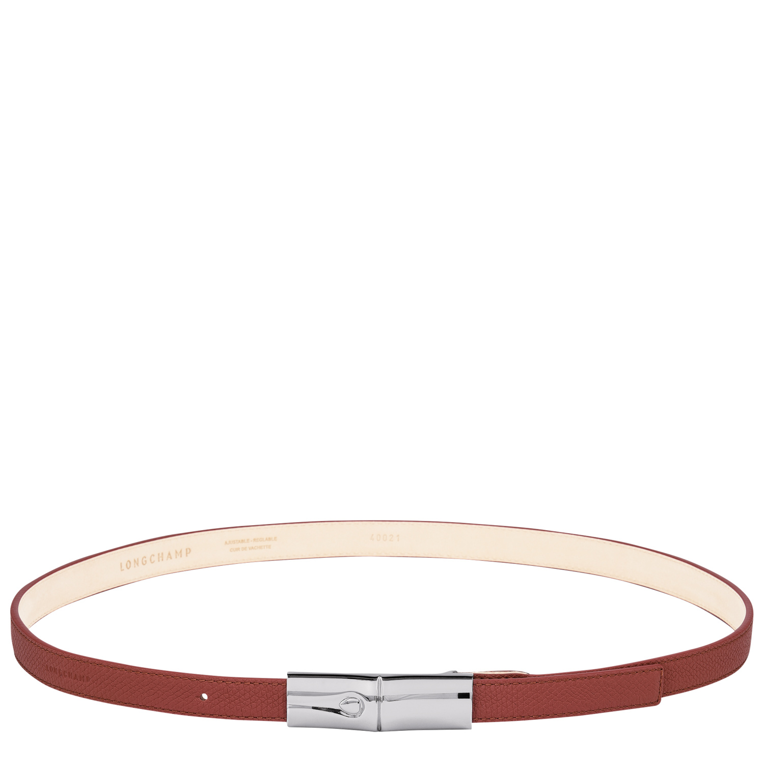 Longchamp Ladies' Belt Le Roseau In Brown