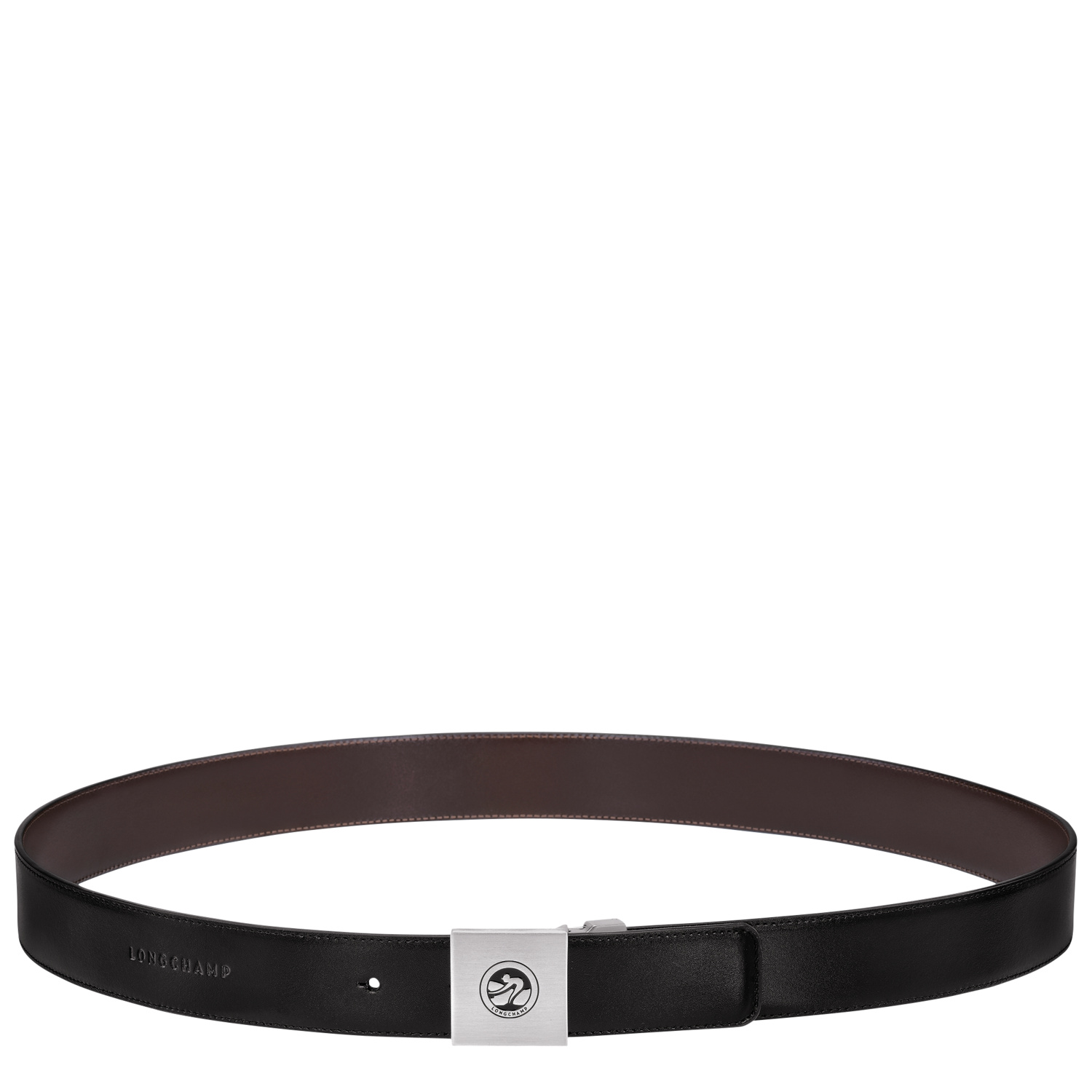 Longchamp Ceinture Homme Army In Black/mocha