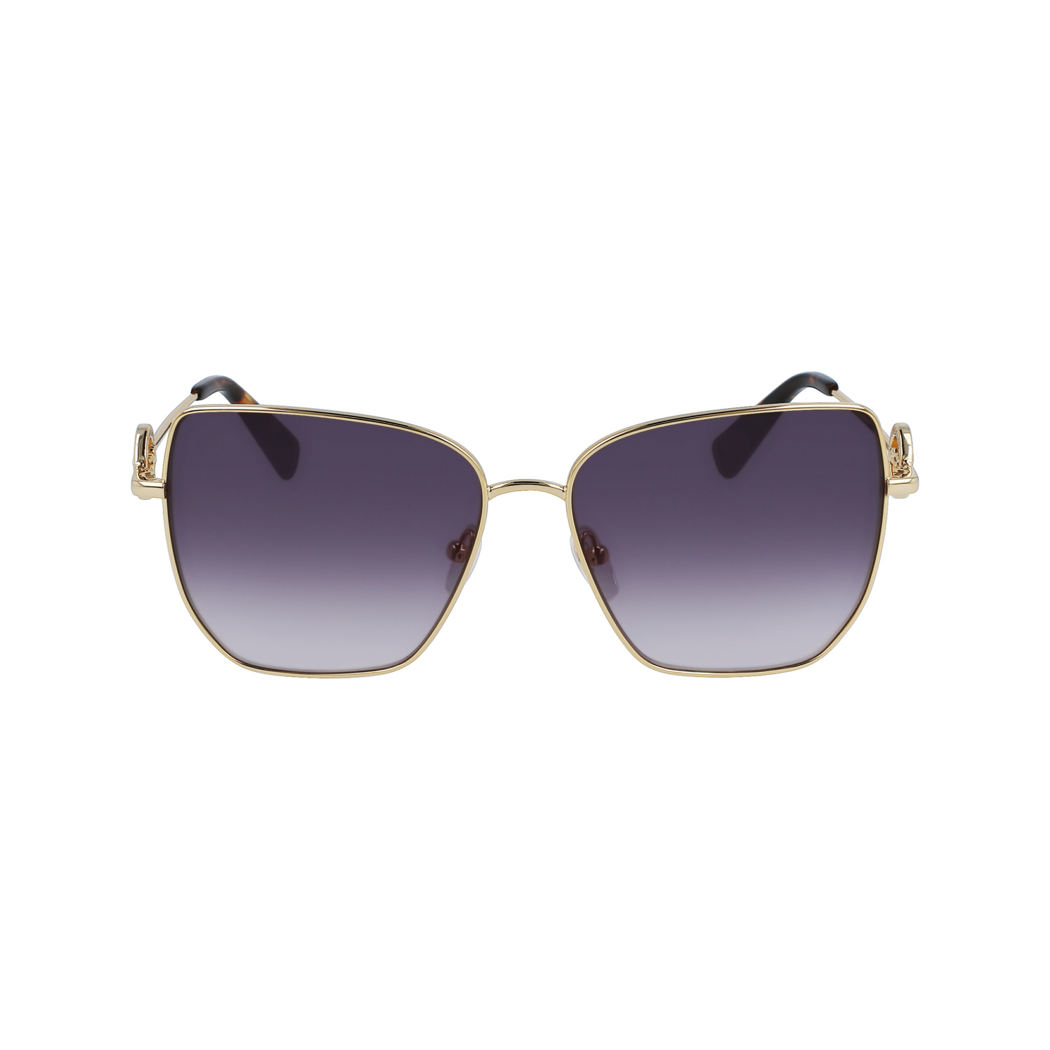 Longchamp Sunglasses In Gold/violet
