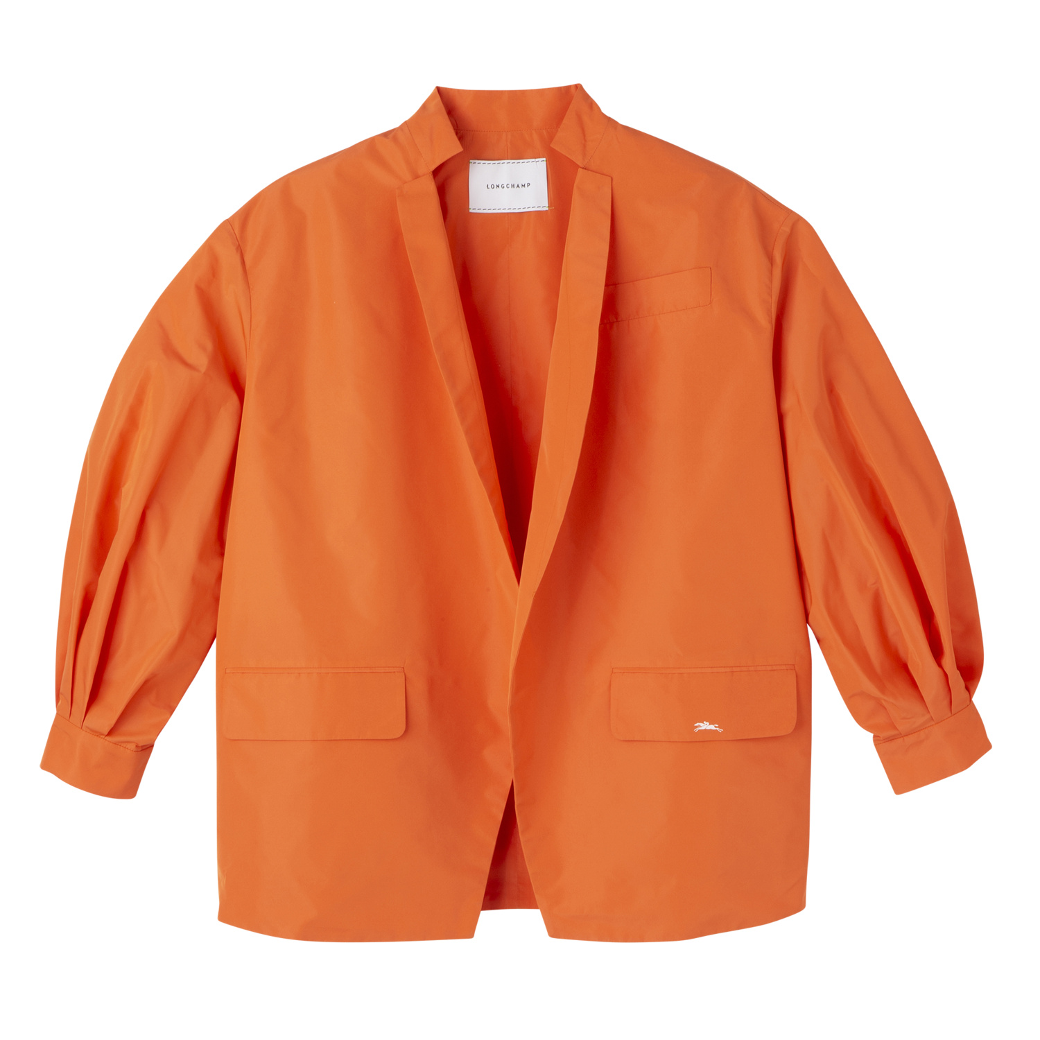 Longchamp Veste Kimono In Orange