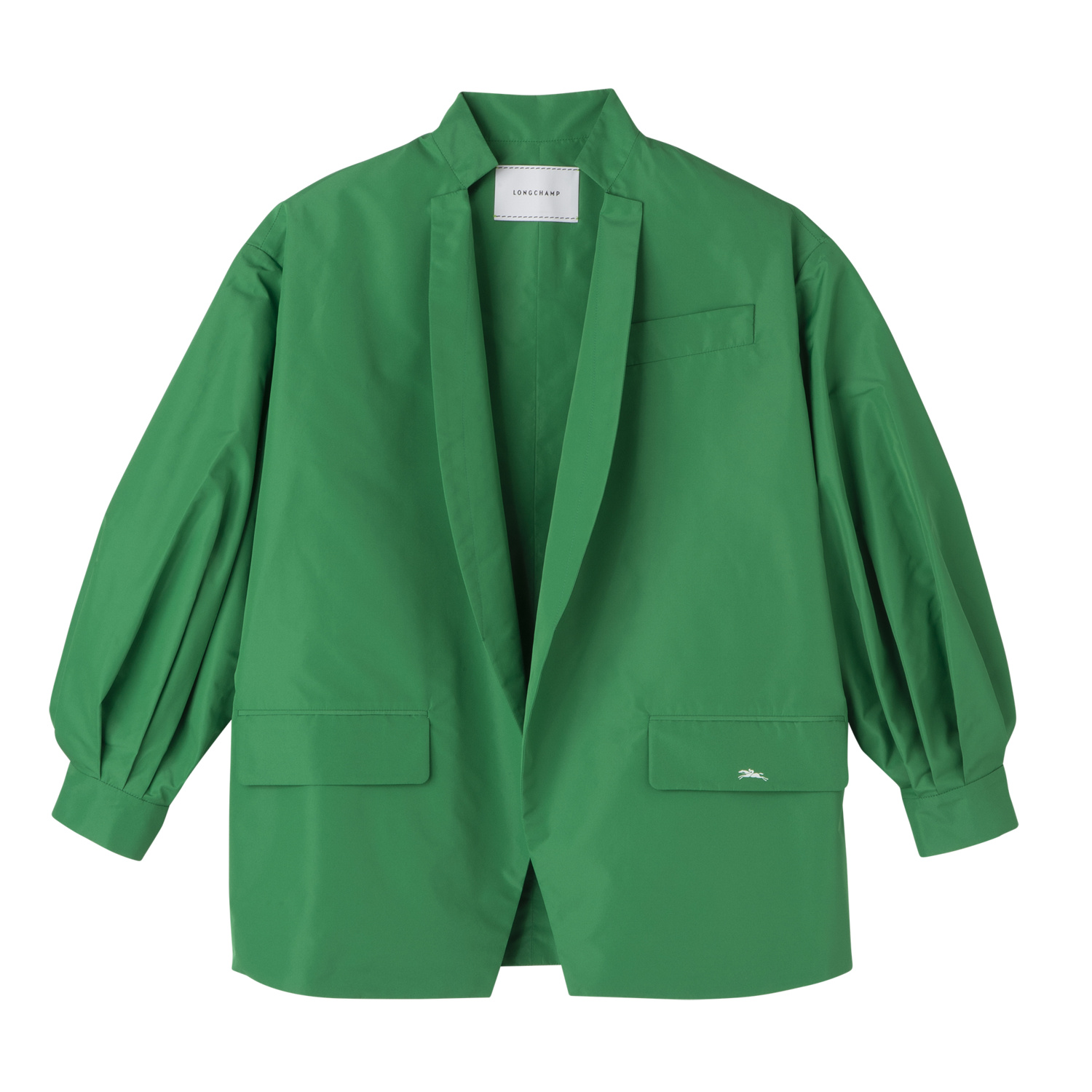 Longchamp Veste Kimono In Green